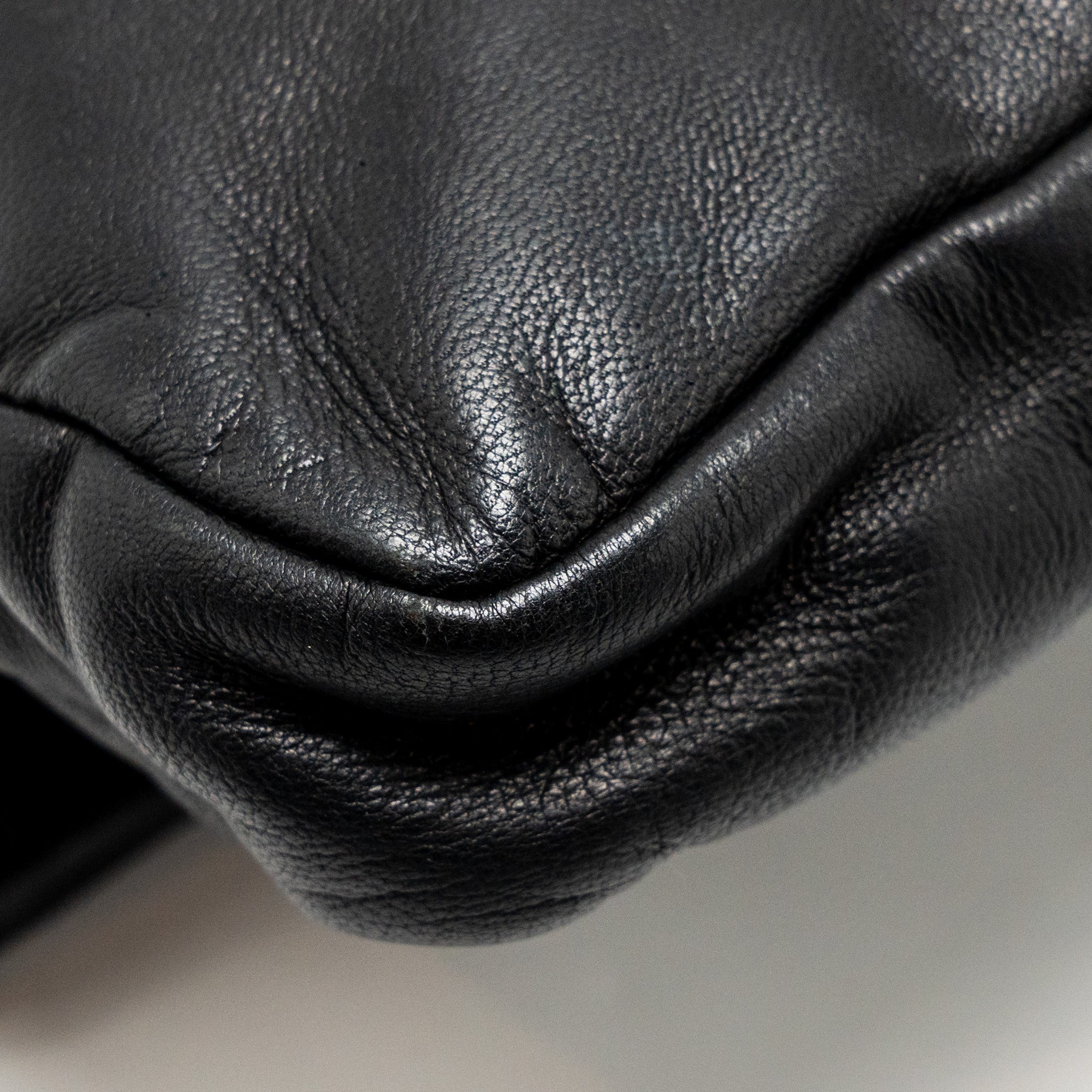 MIU MIU LARGE FLAP SHOULDER BAG LAMBSKIN BLACK SHW - Image 8