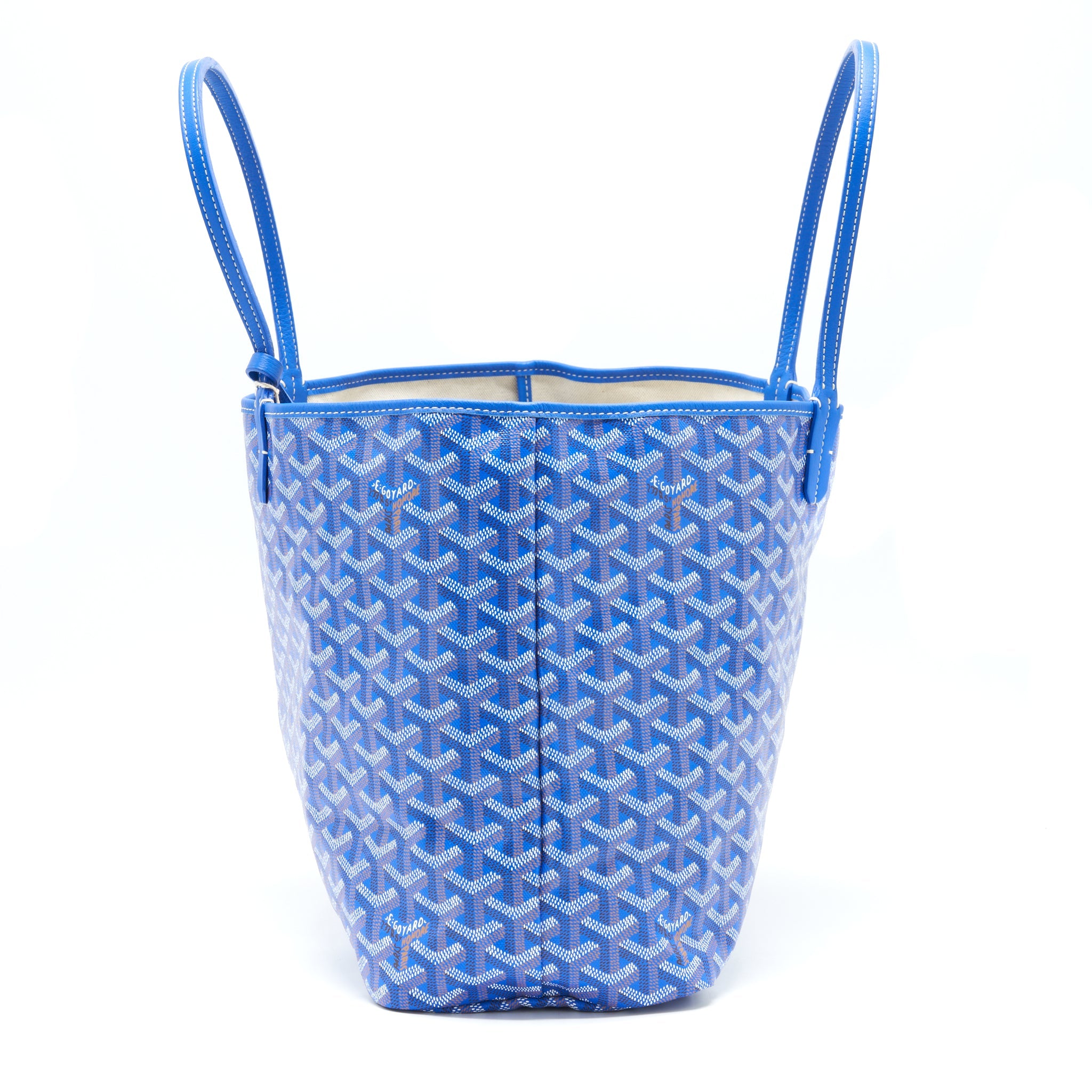 GOYARD SAINT LOUIS TOTE BAG PM BLUE - Image 4