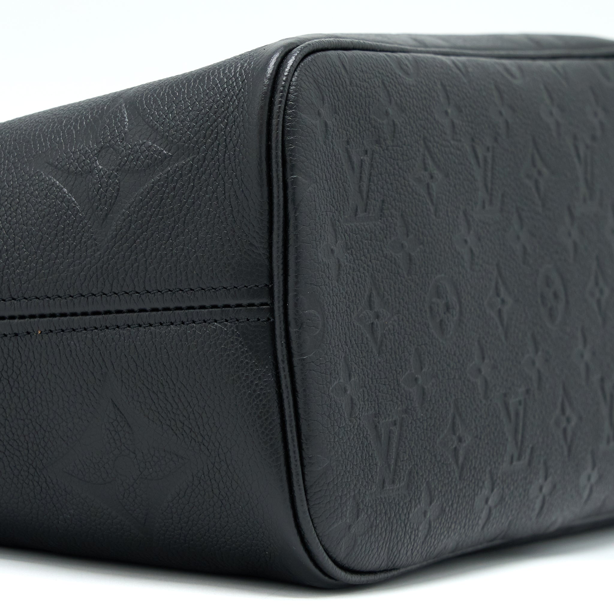 LOUIS VUITTON NEVERFULL MM MONOGRAM EMPREINTE BLACK GHW - Image 9