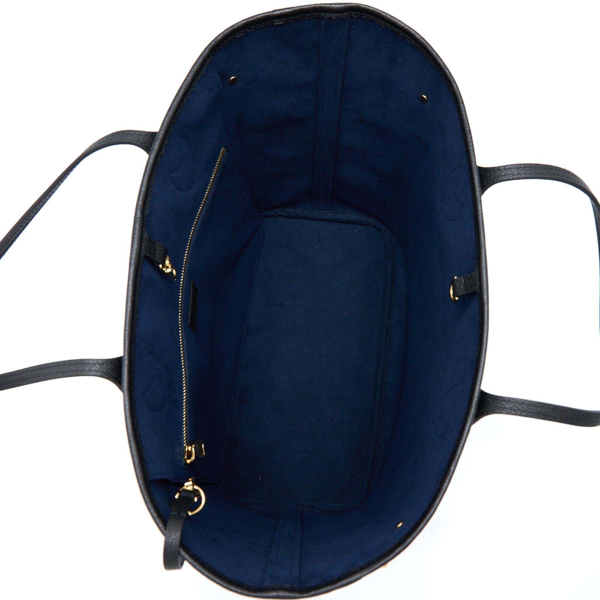 LOUIS VUITTON NEVERFULL MM MONOGRAM EMPREINTE BLACK GHW - Image 6