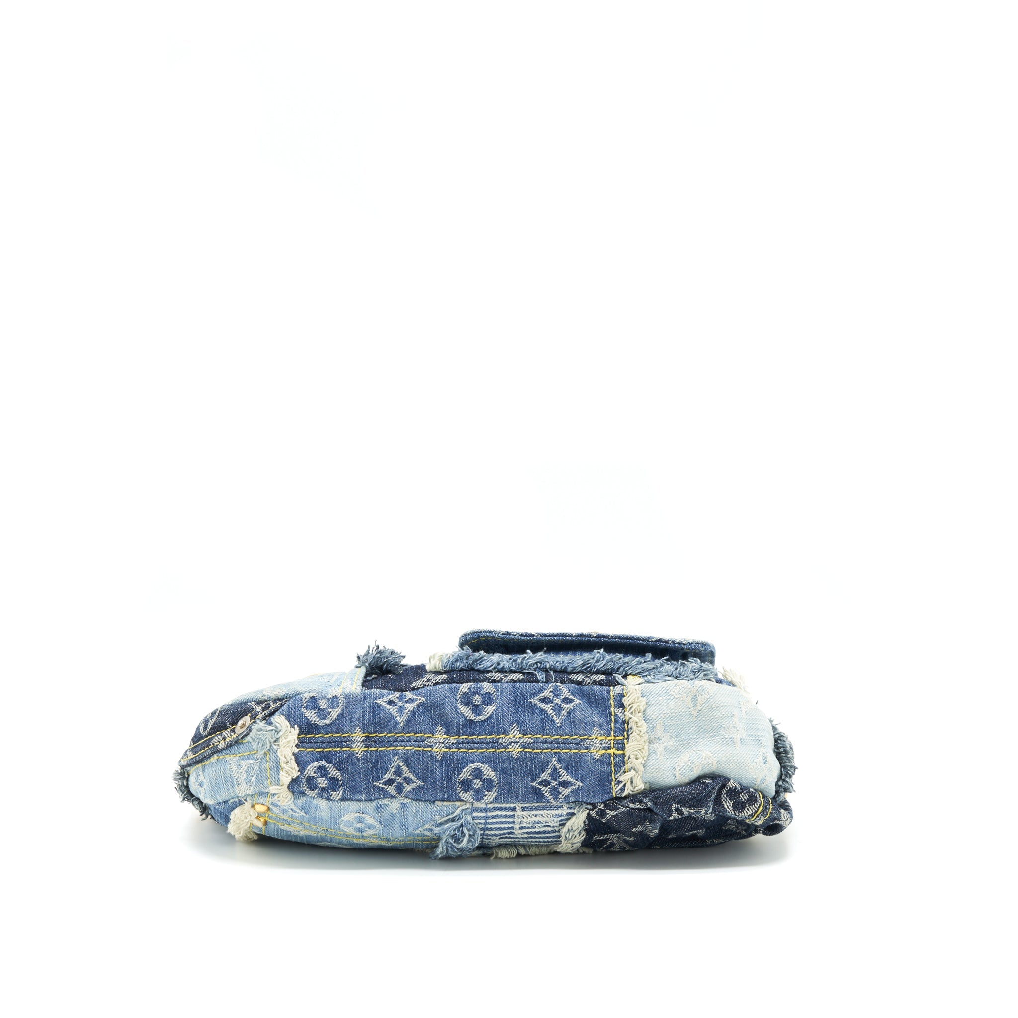 LOUIS VUITTON VINTAGE DENIM SHOULDER BAG MULTICOLOUR - Image 5
