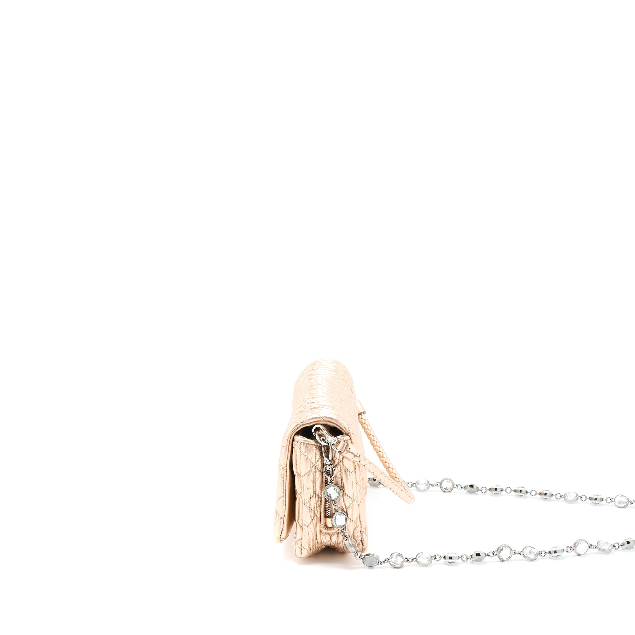 MIUMIU CRYSTAL SHOULDER BAG NAPPA CIPRIA LAME SHW - Image 3
