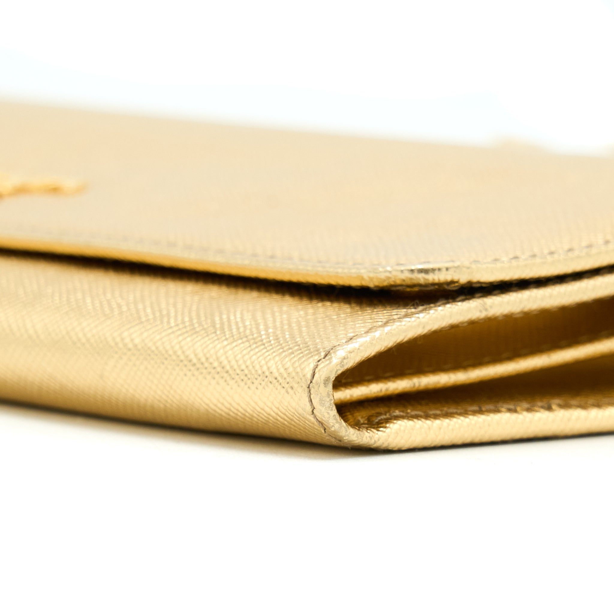 PRADA MINI WALLET ON CHAIN GOLD GHW - Image 7