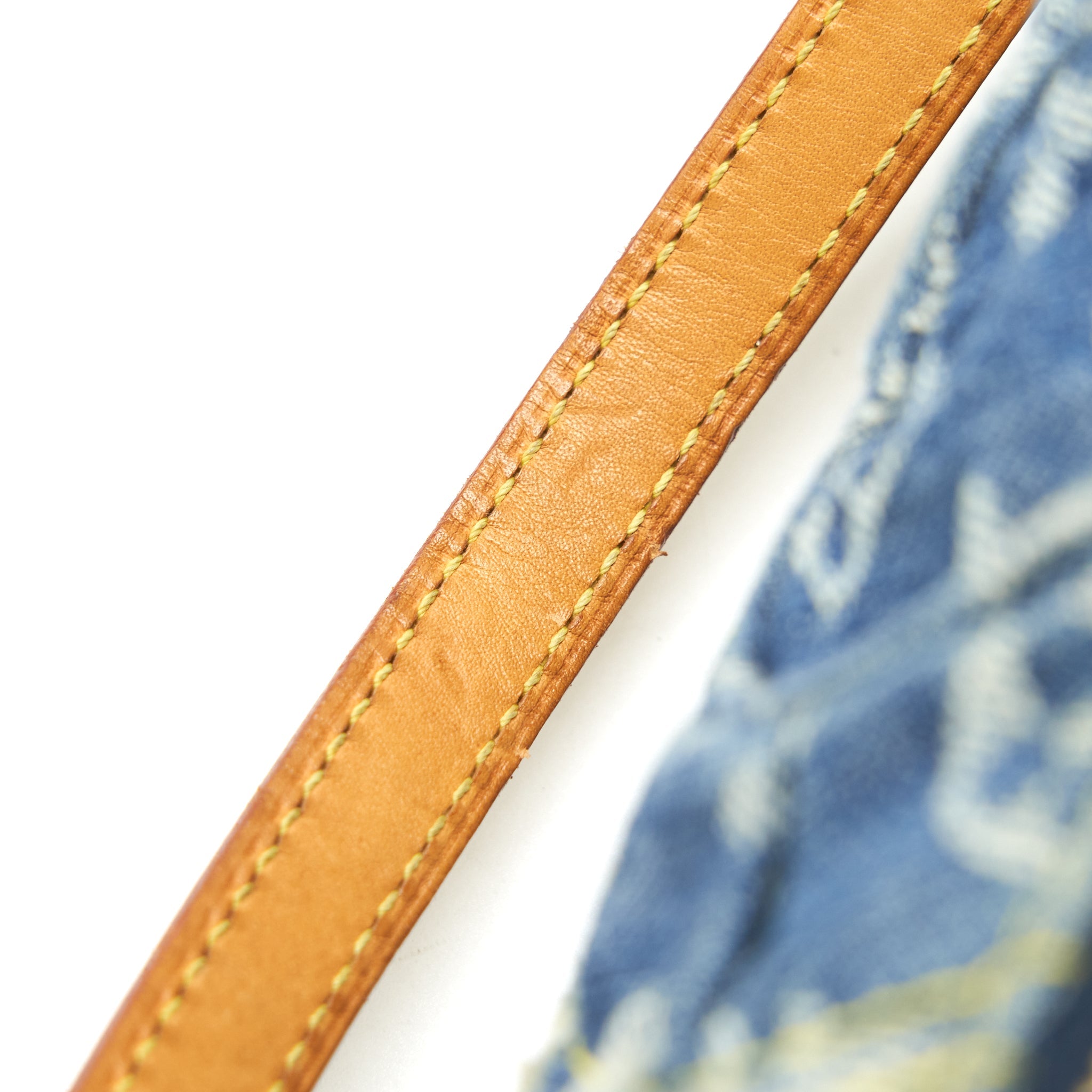 LOUIS VUITTON VINTAGE DENIM SHOULDER BAG MULTICOLOUR - Image 10