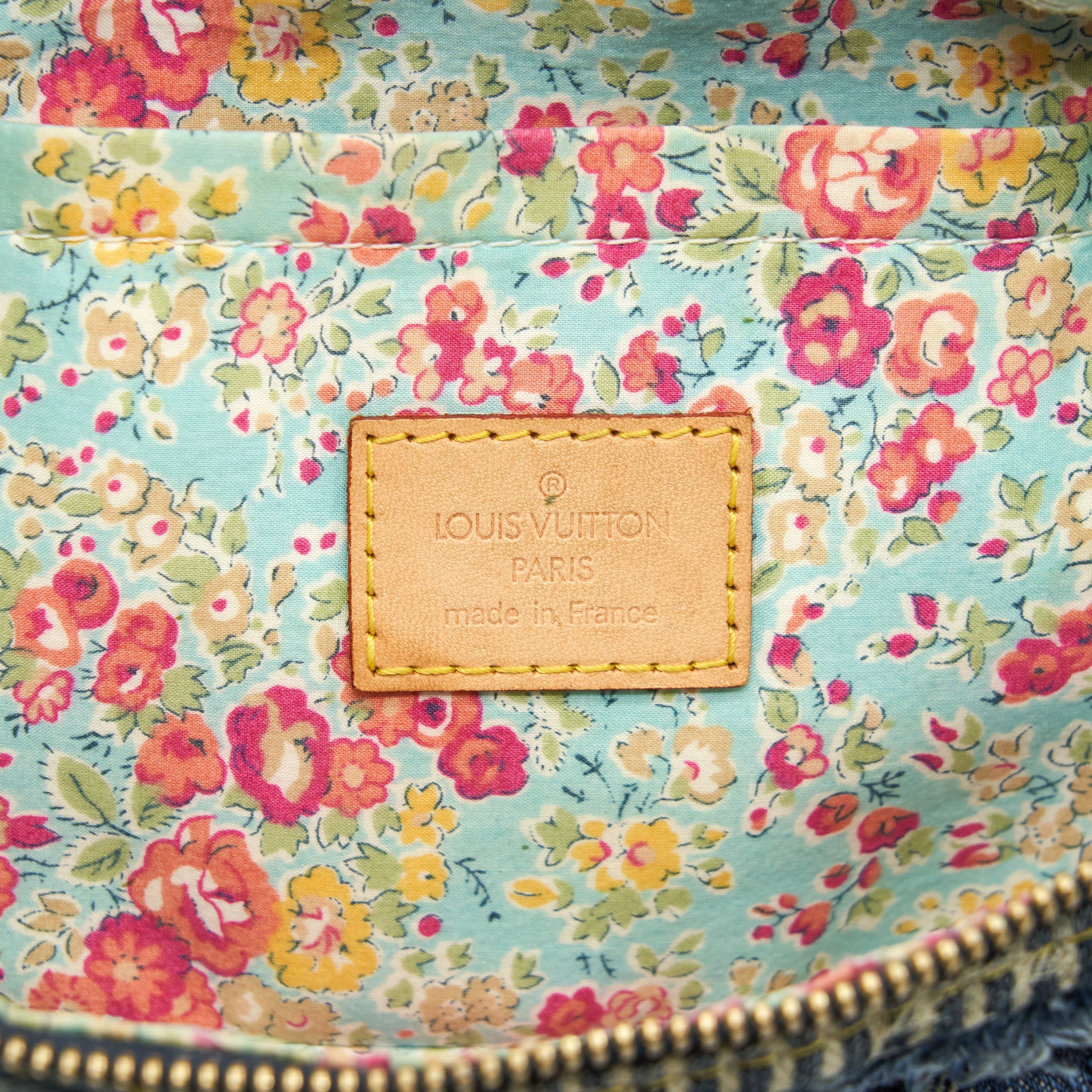LOUIS VUITTON VINTAGE DENIM SHOULDER BAG MULTICOLOUR - Image 14