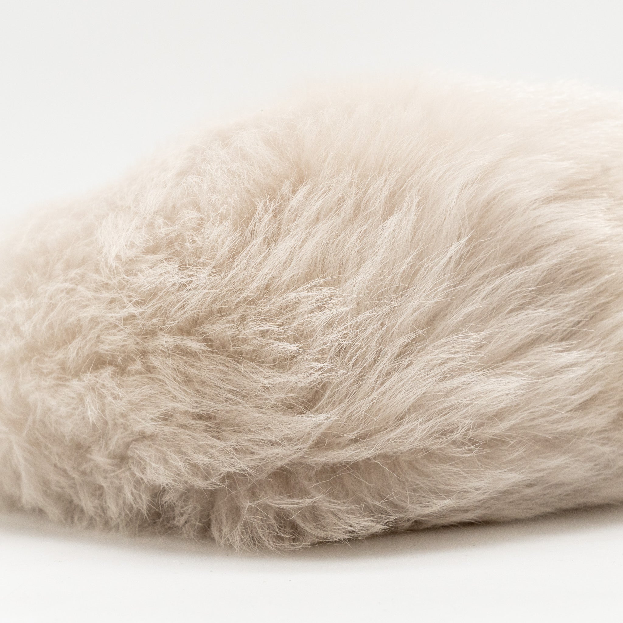 MIU MIU WANDER BAG SHEARLING LIGHT GREY GHW - Image 6