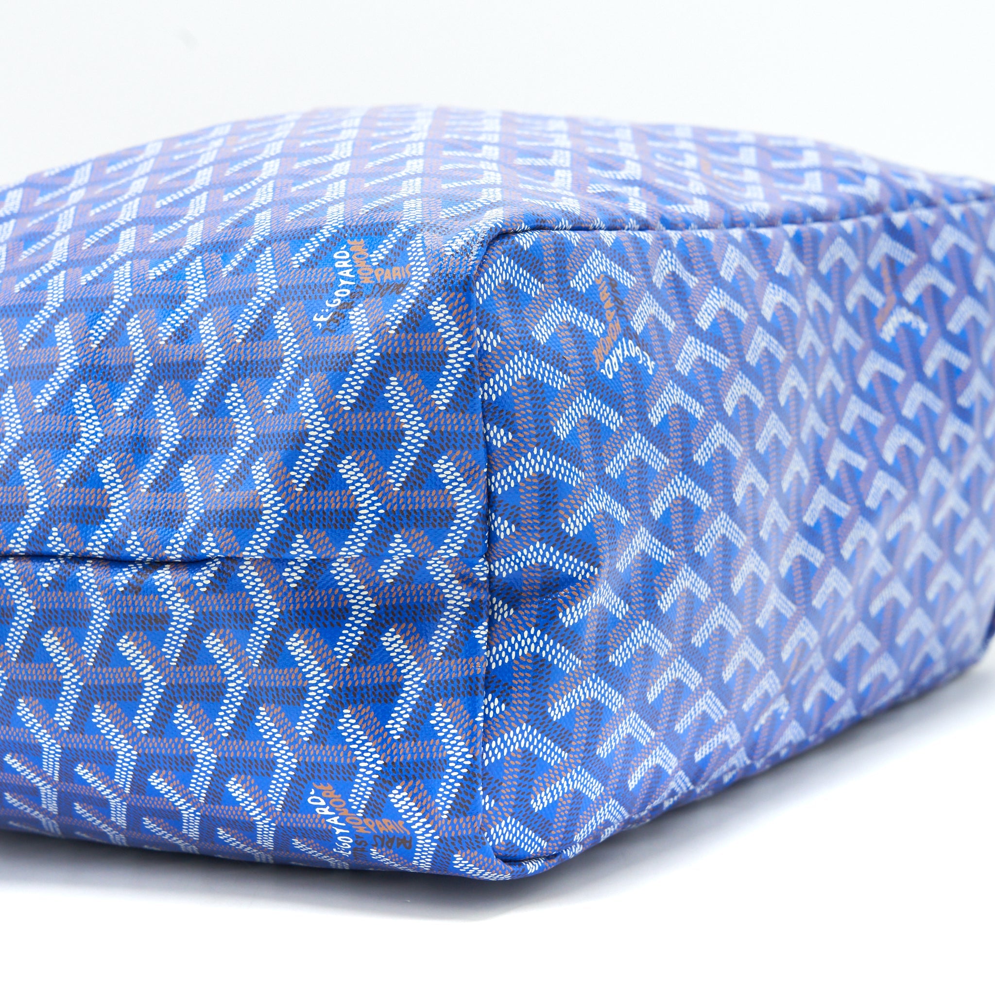 GOYARD SAINT LOUIS TOTE BAG PM BLUE - Image 7