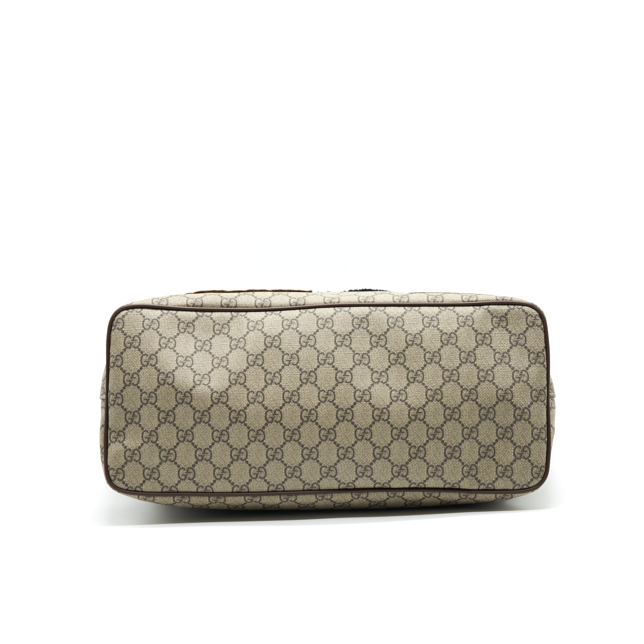 GUCCI SUPREME CANVAS TOTE BAG WITH STICKER - Image 5