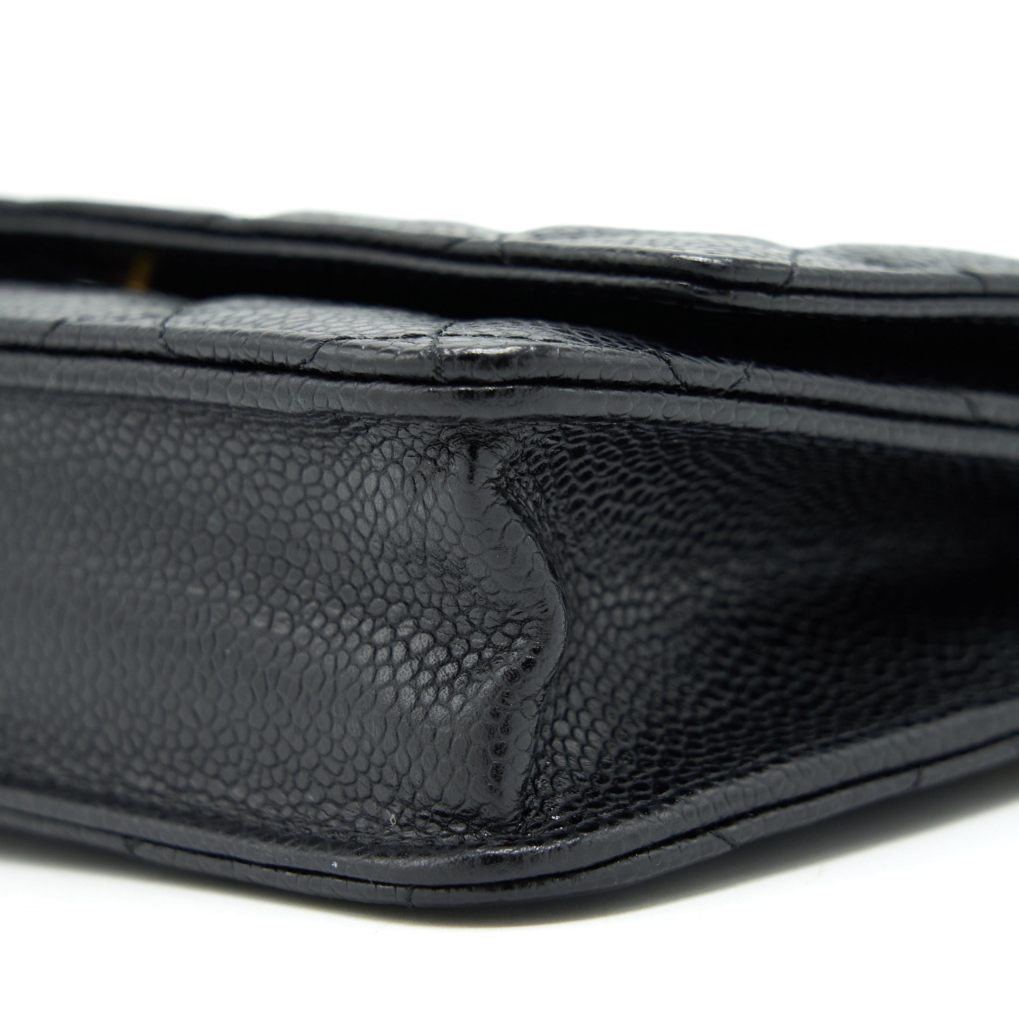 CHANEL WALLET ON CHAIN CAVIAR BLACK GHW - Image 9