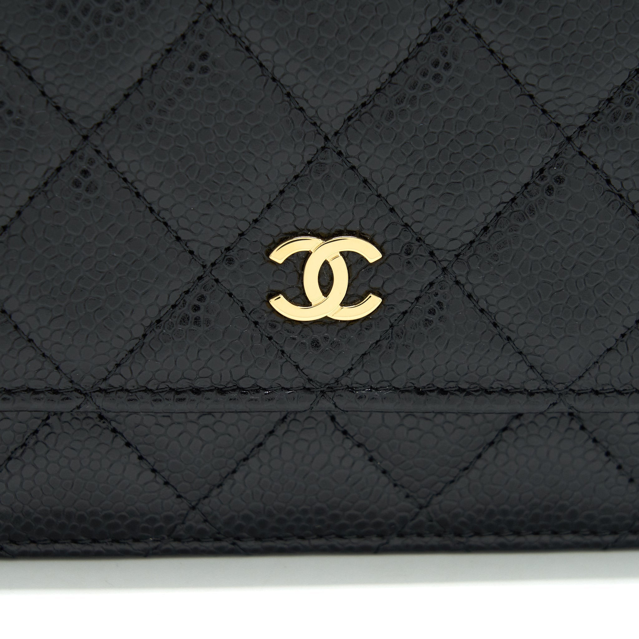 CHANEL WALLET ON CHAIN CAVIAR BLACK GHW - Image 7
