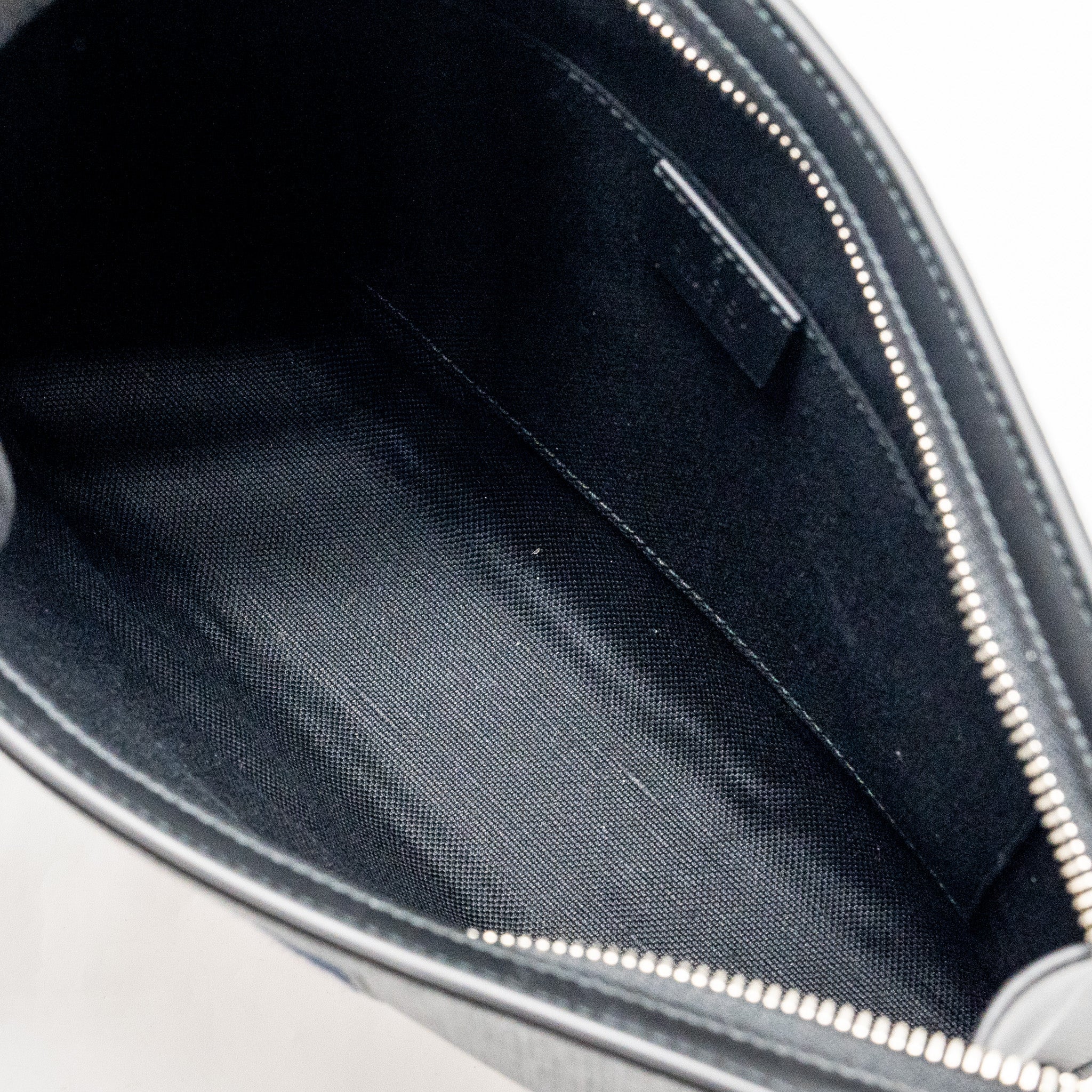 GUCCI GG SUPREME CANVAS / LEATHER ZIP CLUTCH BLACK/ MULTICOLOUR SHW - Image 12