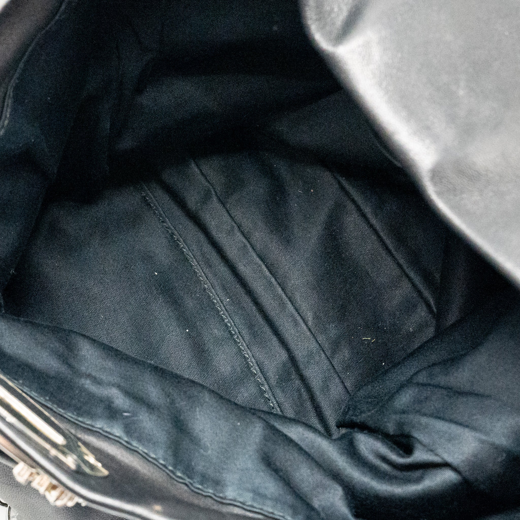 MIU MIU LARGE FLAP SHOULDER BAG LAMBSKIN BLACK SHW - Image 13