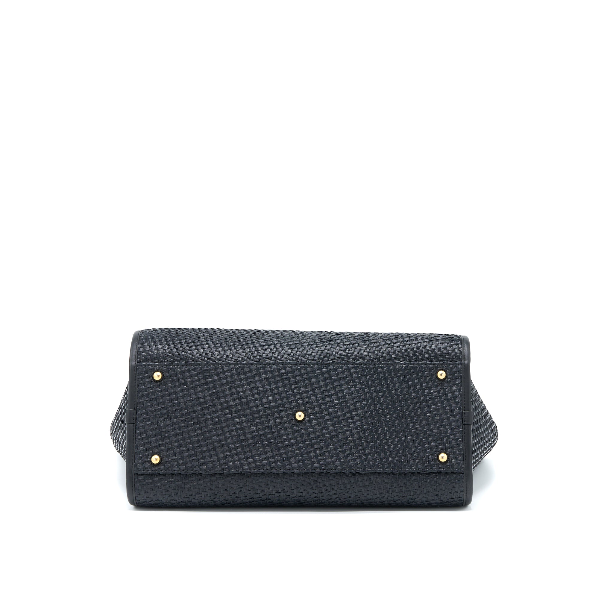 CHANEL BLACK RAFFIA DEAUVILLE TOTE BAG GHW - Image 5