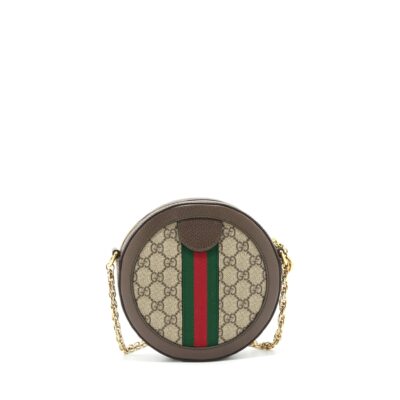 Alternative view of GUCCI OPHIDIA CROSSBODY ROUND BAG GHW