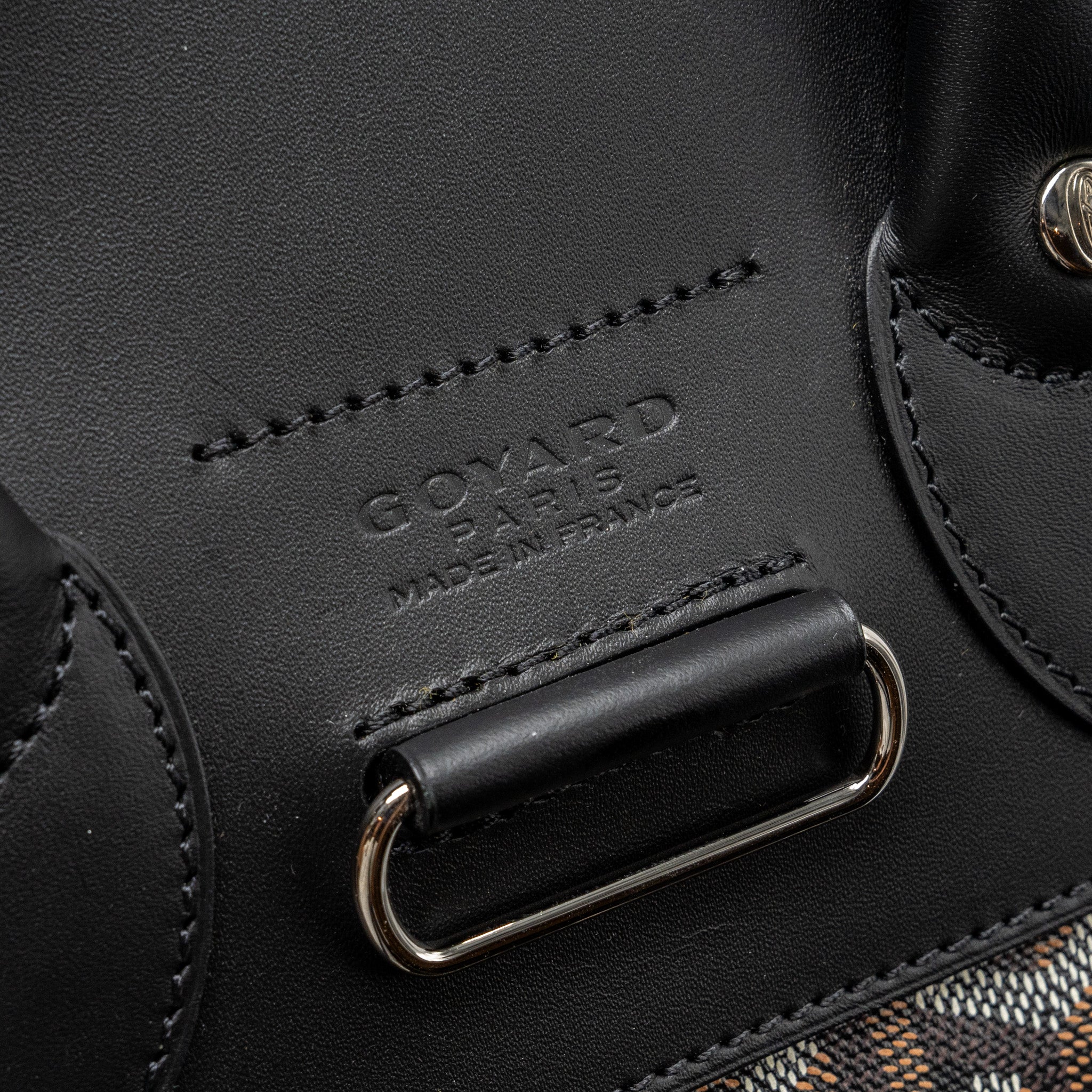 GOYARD ALPIN BACKPACK GOYARDINE CANVAS BLACK SHW - Image 9