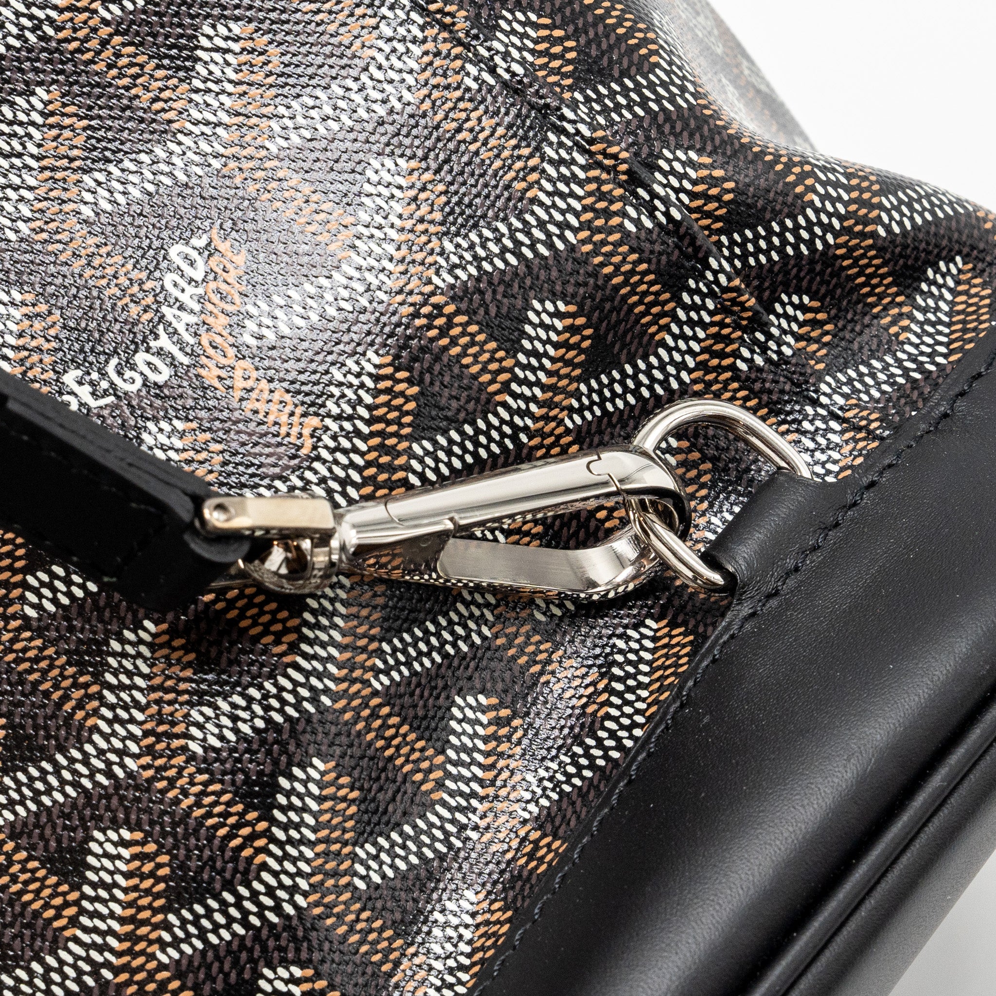 GOYARD ALPIN BACKPACK GOYARDINE CANVAS BLACK SHW - Image 13