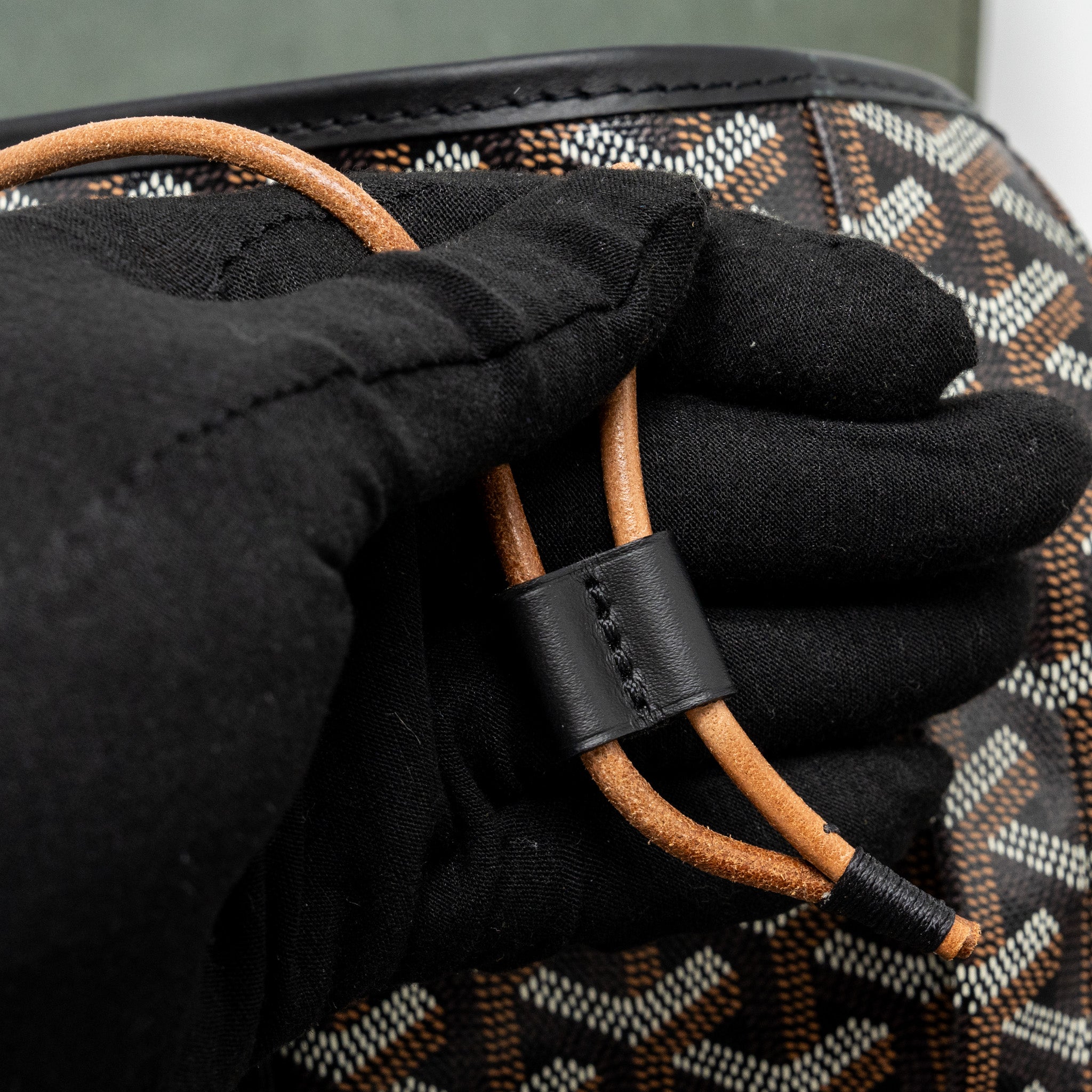 GOYARD ALPIN BACKPACK GOYARDINE CANVAS BLACK SHW - Image 15