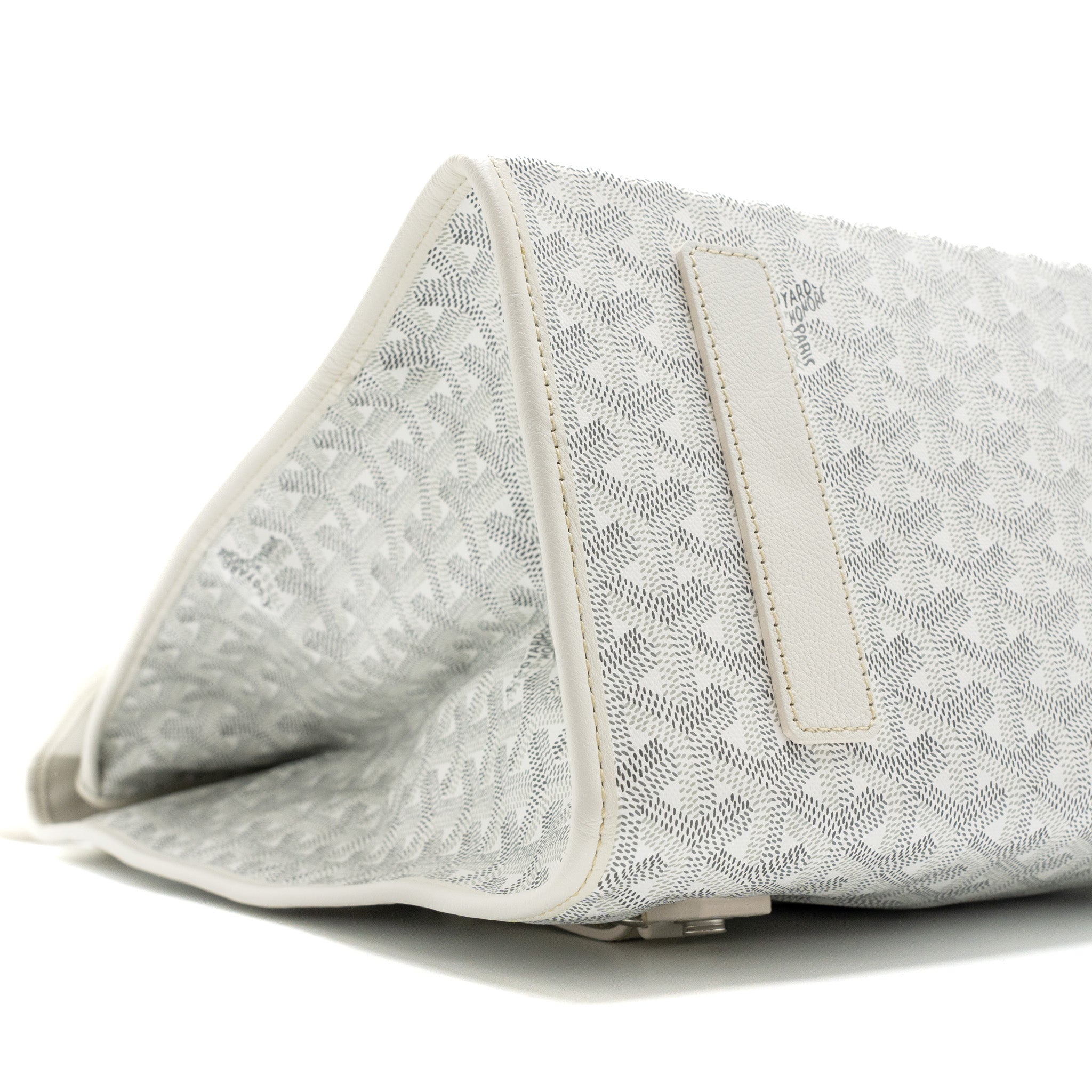 GOYARD SAINT LEGER BACKPACK GOYARDINE CANVAS WHITE SHW - Image 6