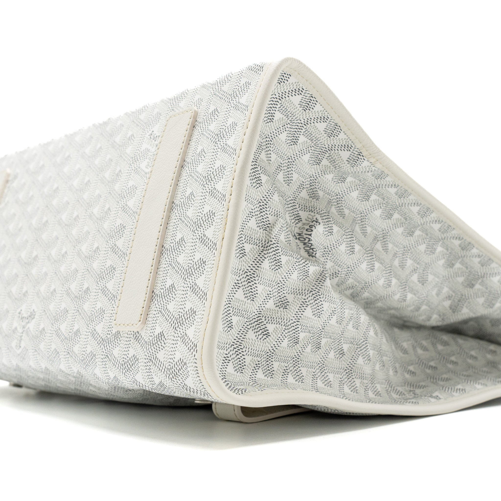 GOYARD SAINT LEGER BACKPACK GOYARDINE CANVAS WHITE SHW - Image 7