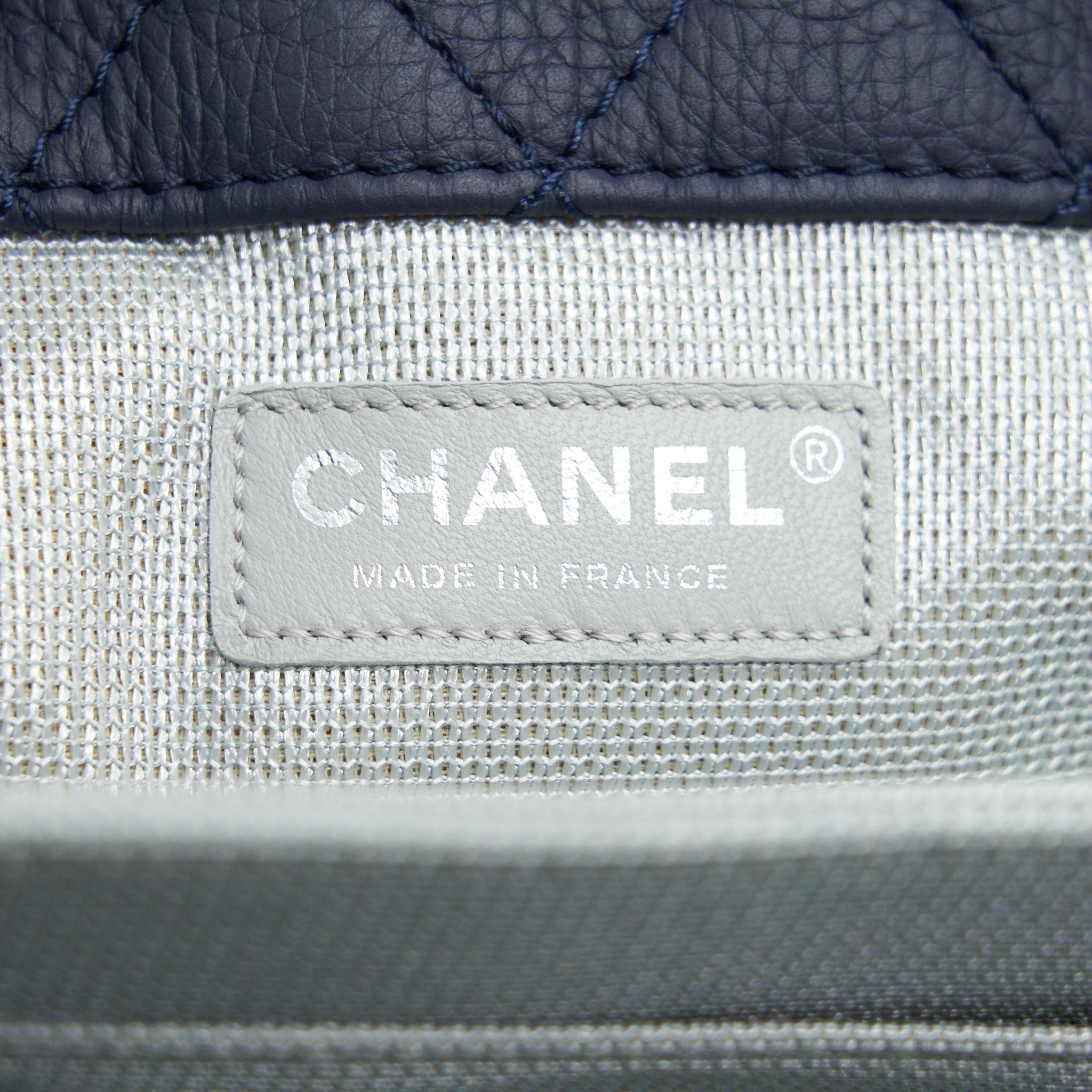 CHANEL XXL AIRLINE CLASSIC FLAP BAG IN NAVY SHW - Image 8