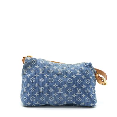 Alternative view of LOUIS VUITTON VINTAGE DENIM CROSSBODY BAG WITH AN EXTRA STRAP GHW