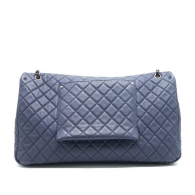 Alternative view of CHANEL XXL AIRLINE CLASSIC FLAP BAG IN NAVY SHW