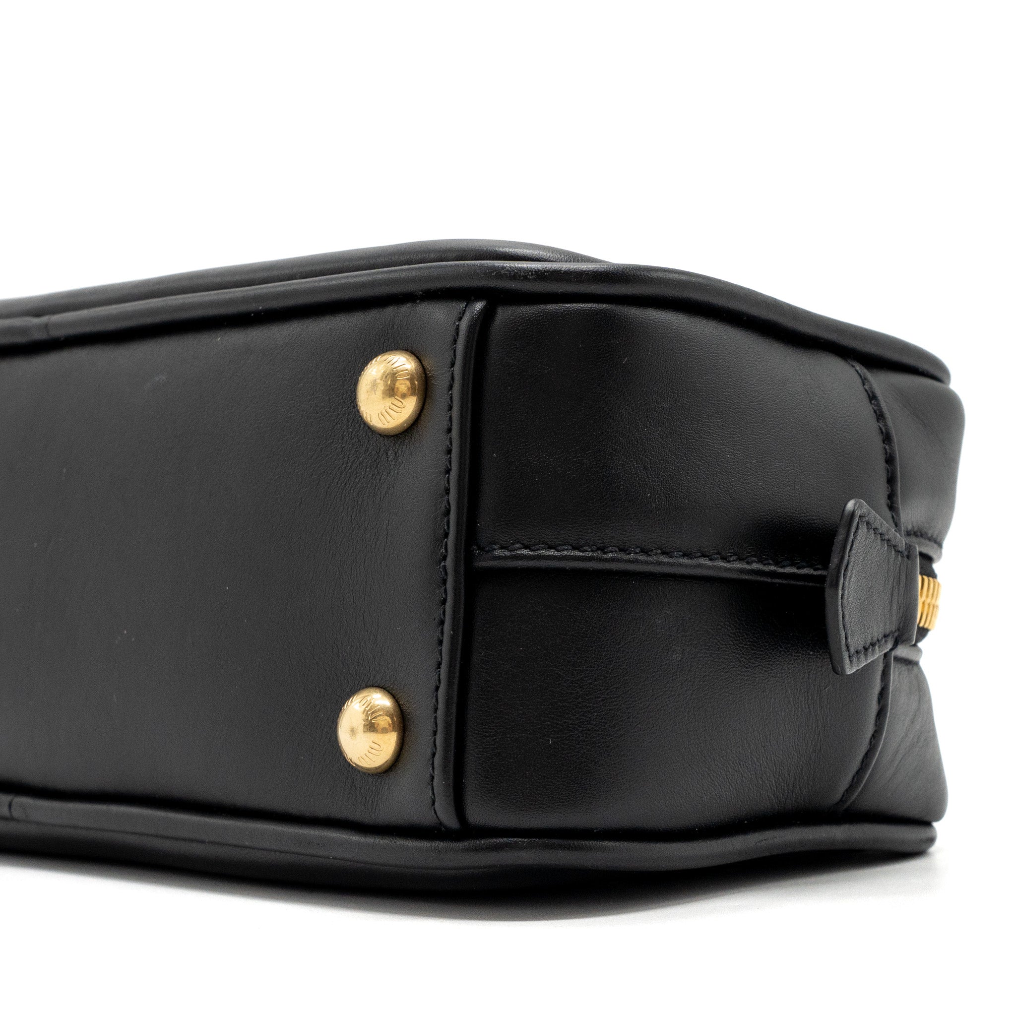 MIUMIU ARCADIE TOP HANDLE BAG BLACK GHW - Image 7