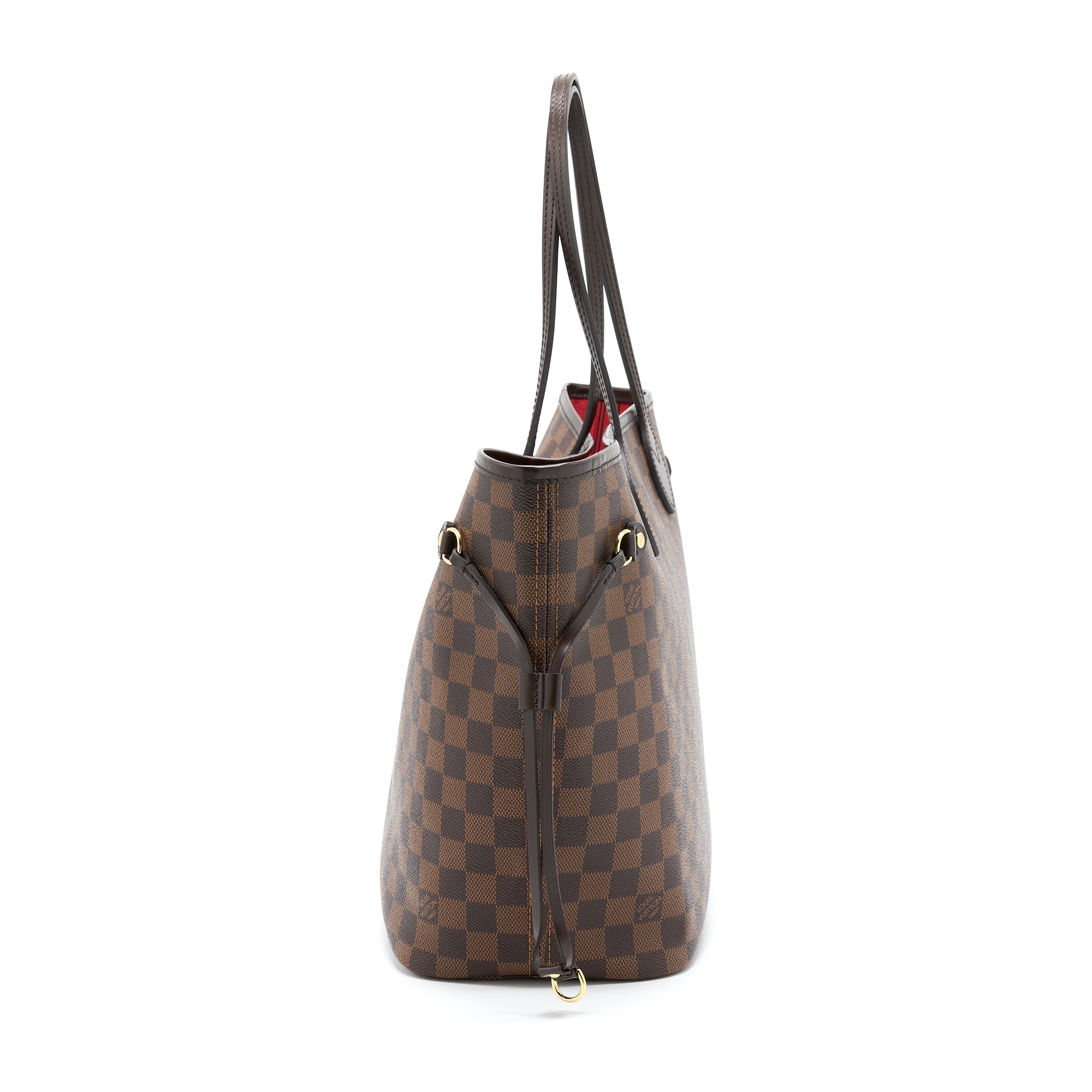 LOUIS VUITTON NEVERFULL MM DAMIER EBENE CHERRY GHW - Image 3