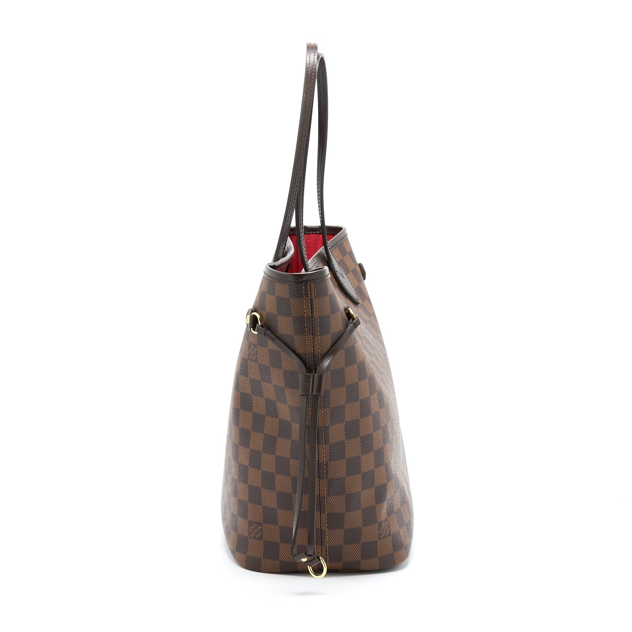 LOUIS VUITTON NEVERFULL MM DAMIER EBENE CHERRY GHW - Image 4