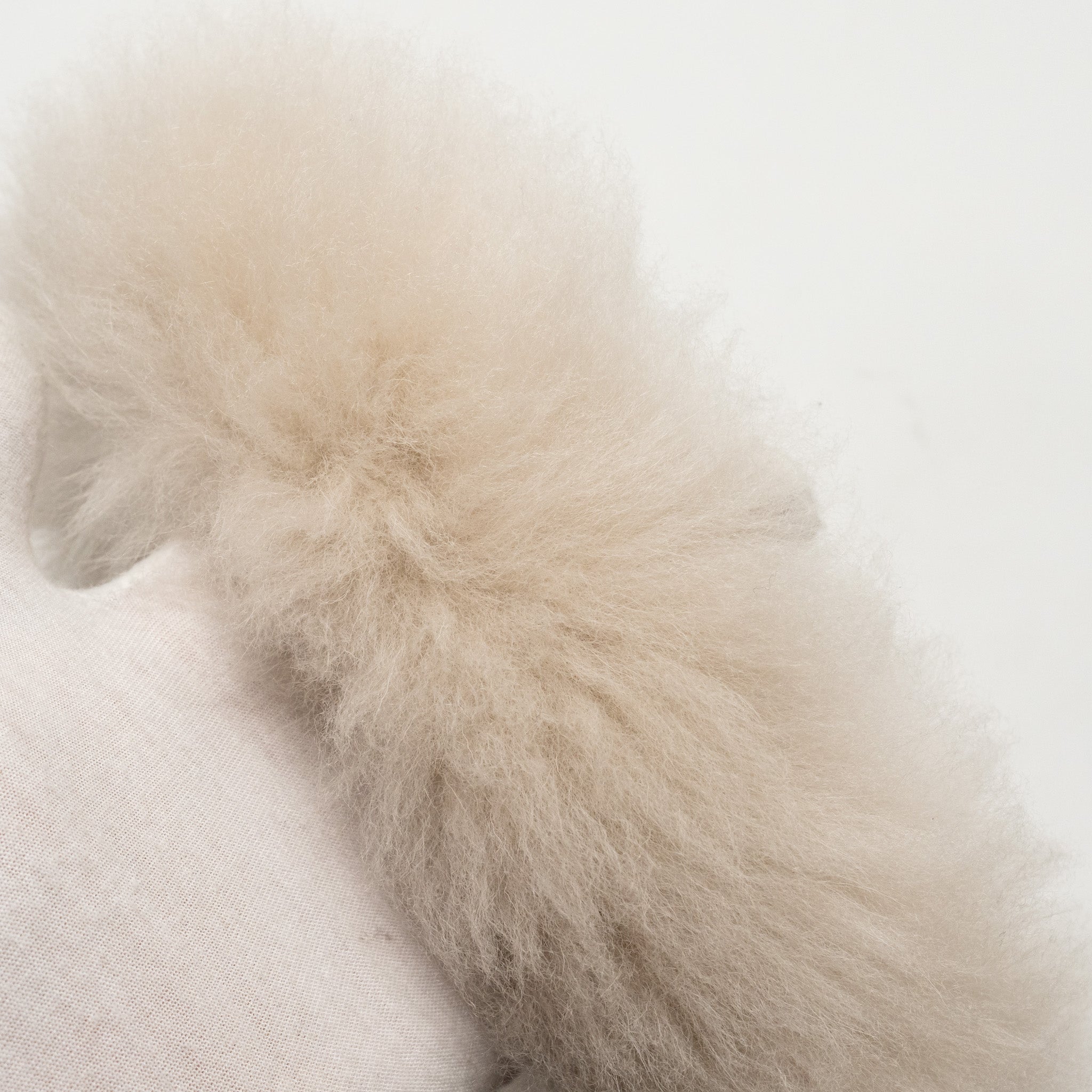MIU MIU WANDER BAG SHEARLING LIGHT GREY GHW - Image 8