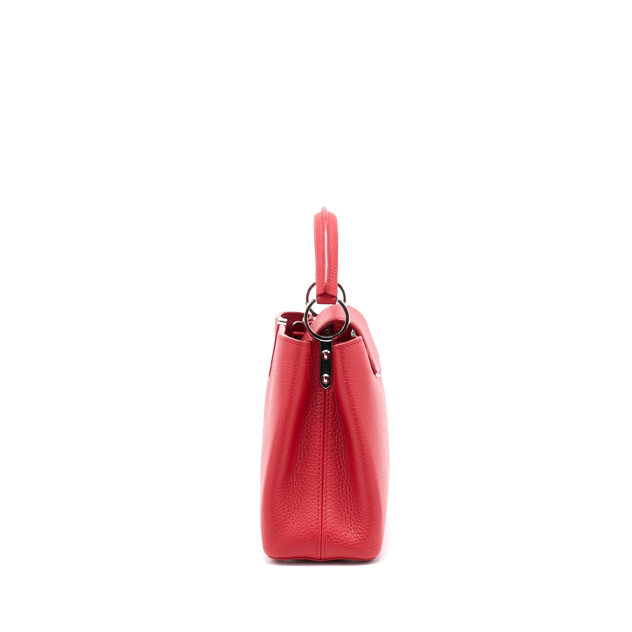 LOUIS VUITTON CAPUCINES BB TAURILLON RED GHW - Image 3