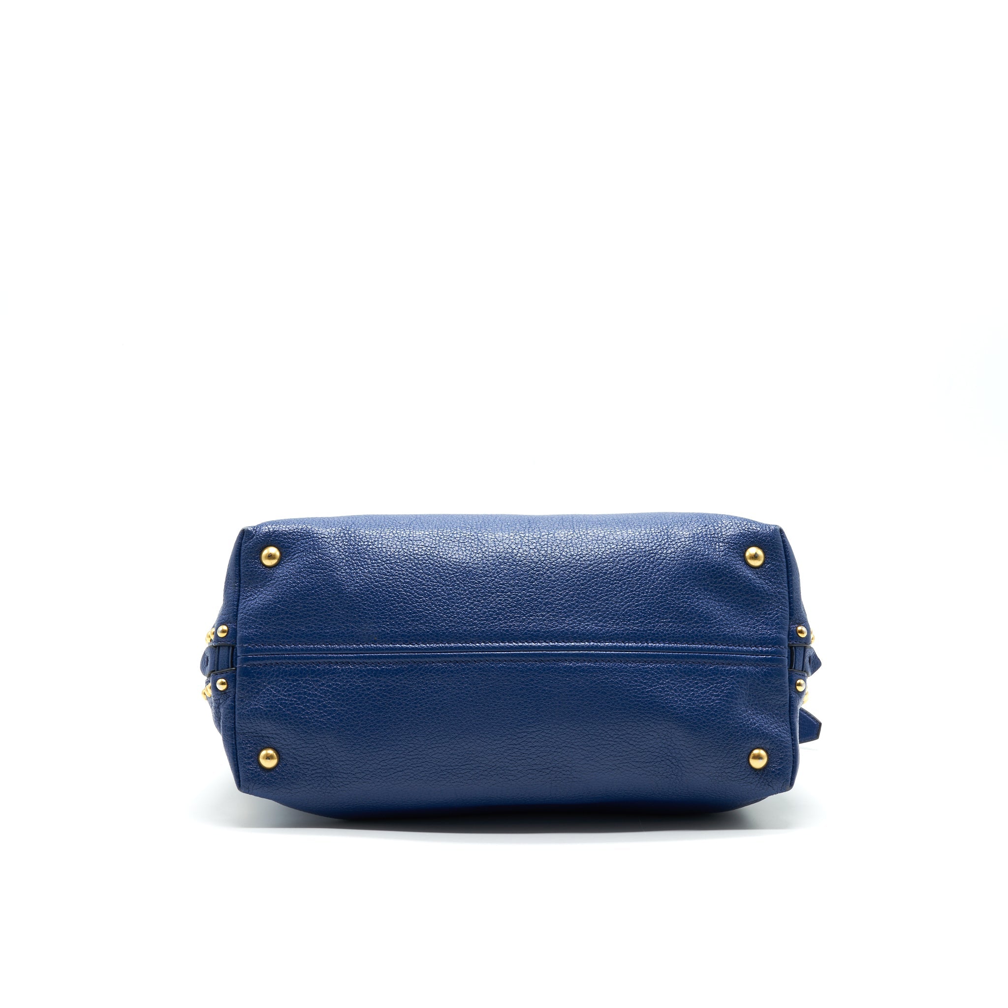 MIU MIU BLUE STUDDED TOTE BAG - Image 5