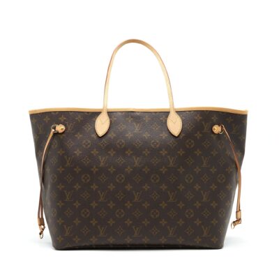 LOUIS VUITTON NEVER FULL GM MONOGRAM CANVAS (WITHOUT INSIDE POUCH)