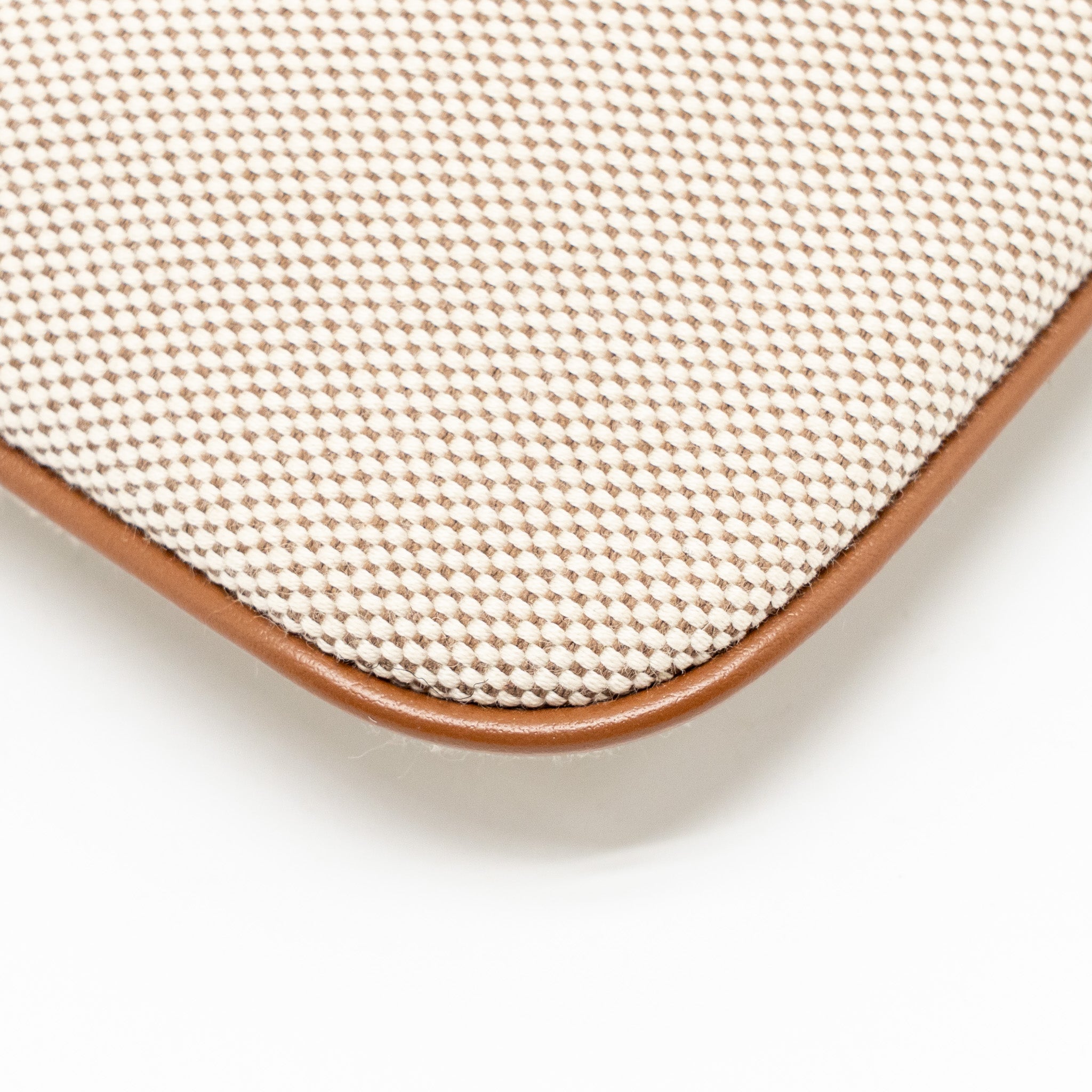 MIU MIU MINI IVY BAG CANVAS/LEATHER BEIGE/BRANDY GHW - Image 6