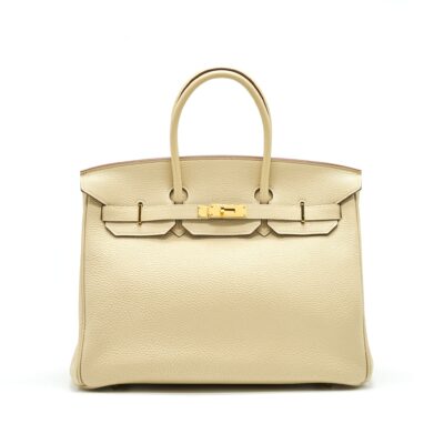 BIRKIN 35 PARCHEMIN IN GHW