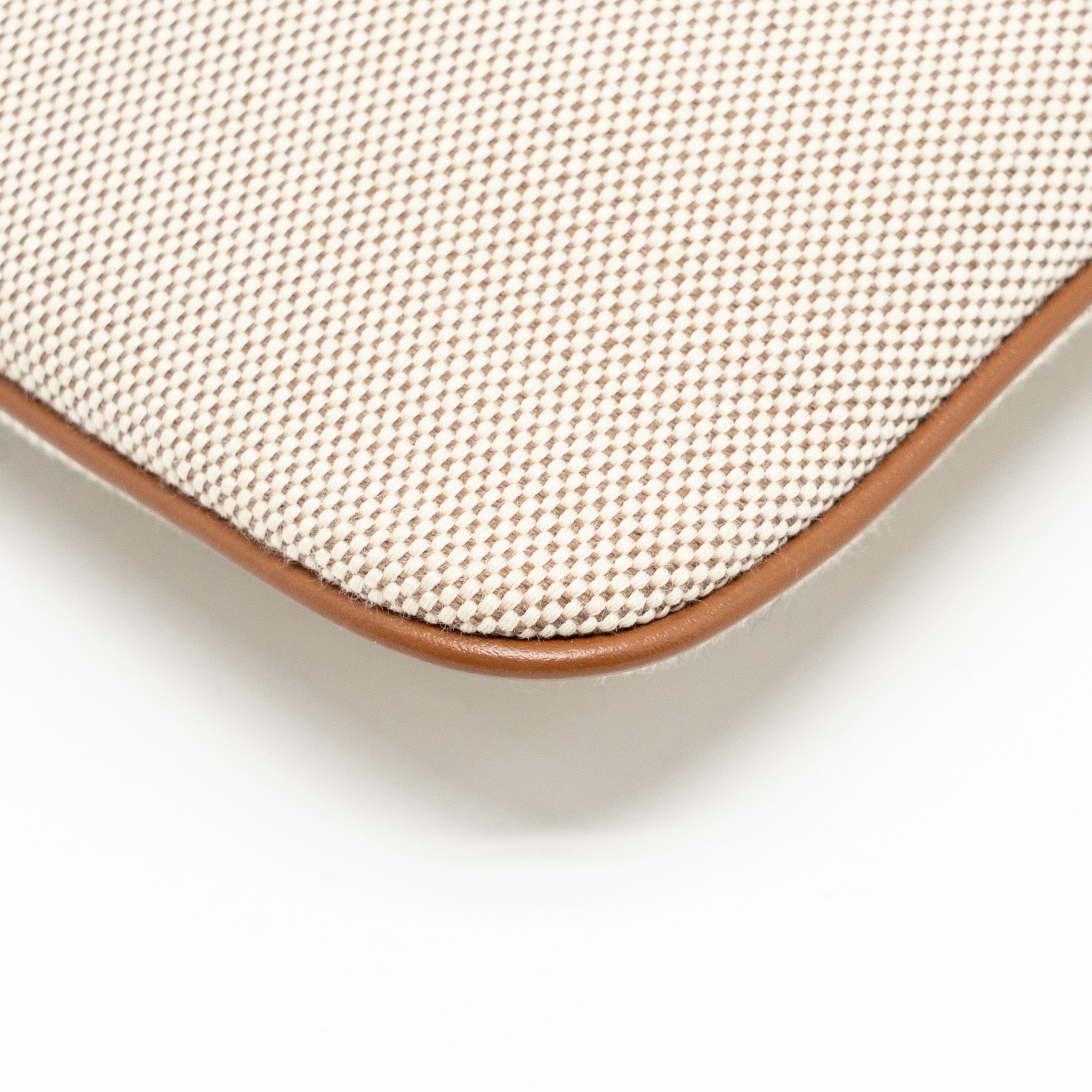 MIU MIU MINI IVY BAG CANVAS/LEATHER BEIGE/BRANDY GHW - Image 7