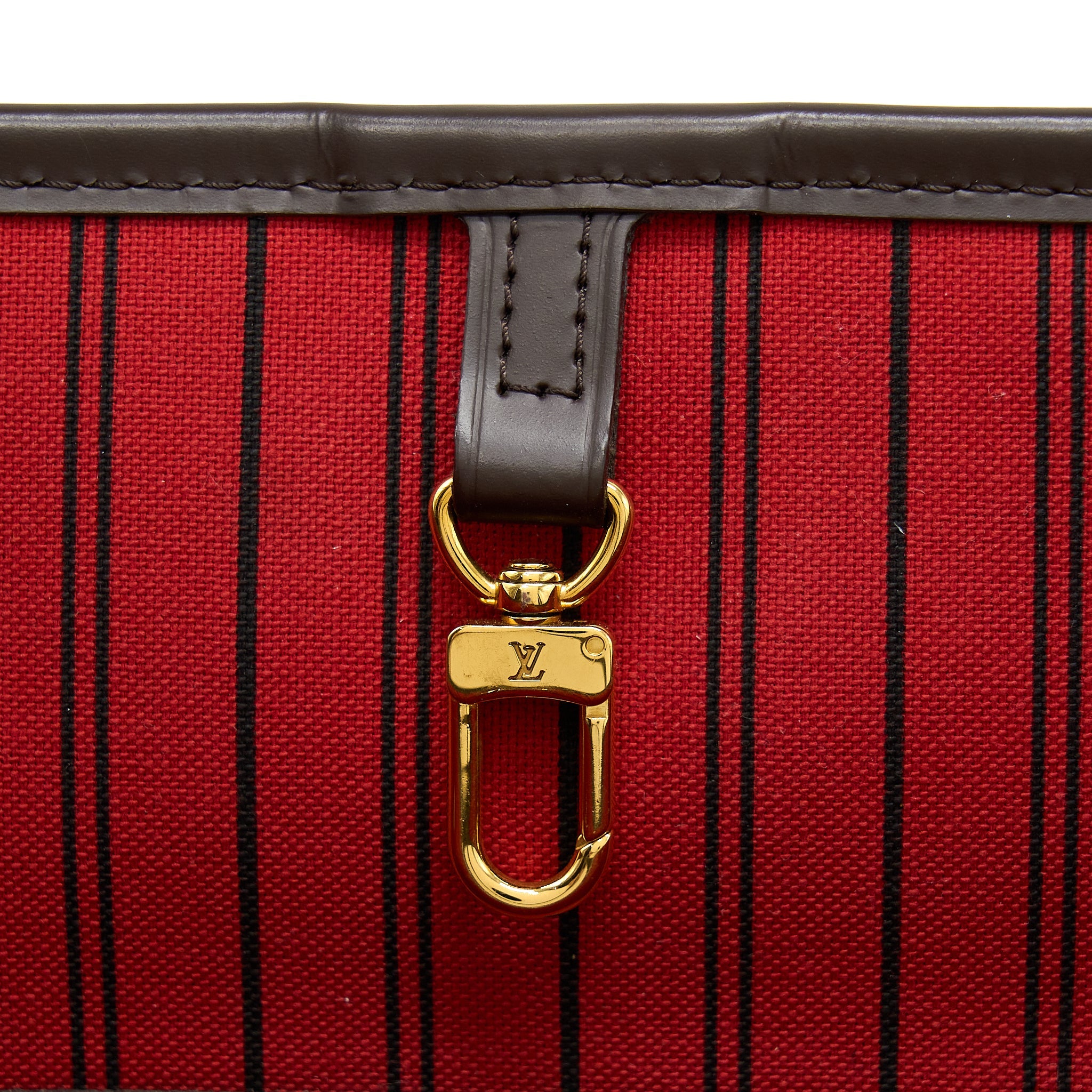 LOUIS VUITTON NEVERFULL MM DAMIER EBENE CHERRY GHW - Image 7