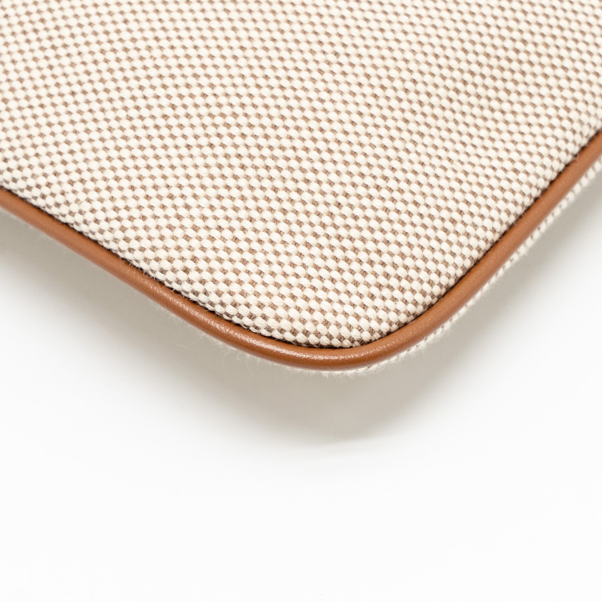 MIU MIU MINI IVY BAG CANVAS/LEATHER BEIGE/BRANDY GHW - Image 8