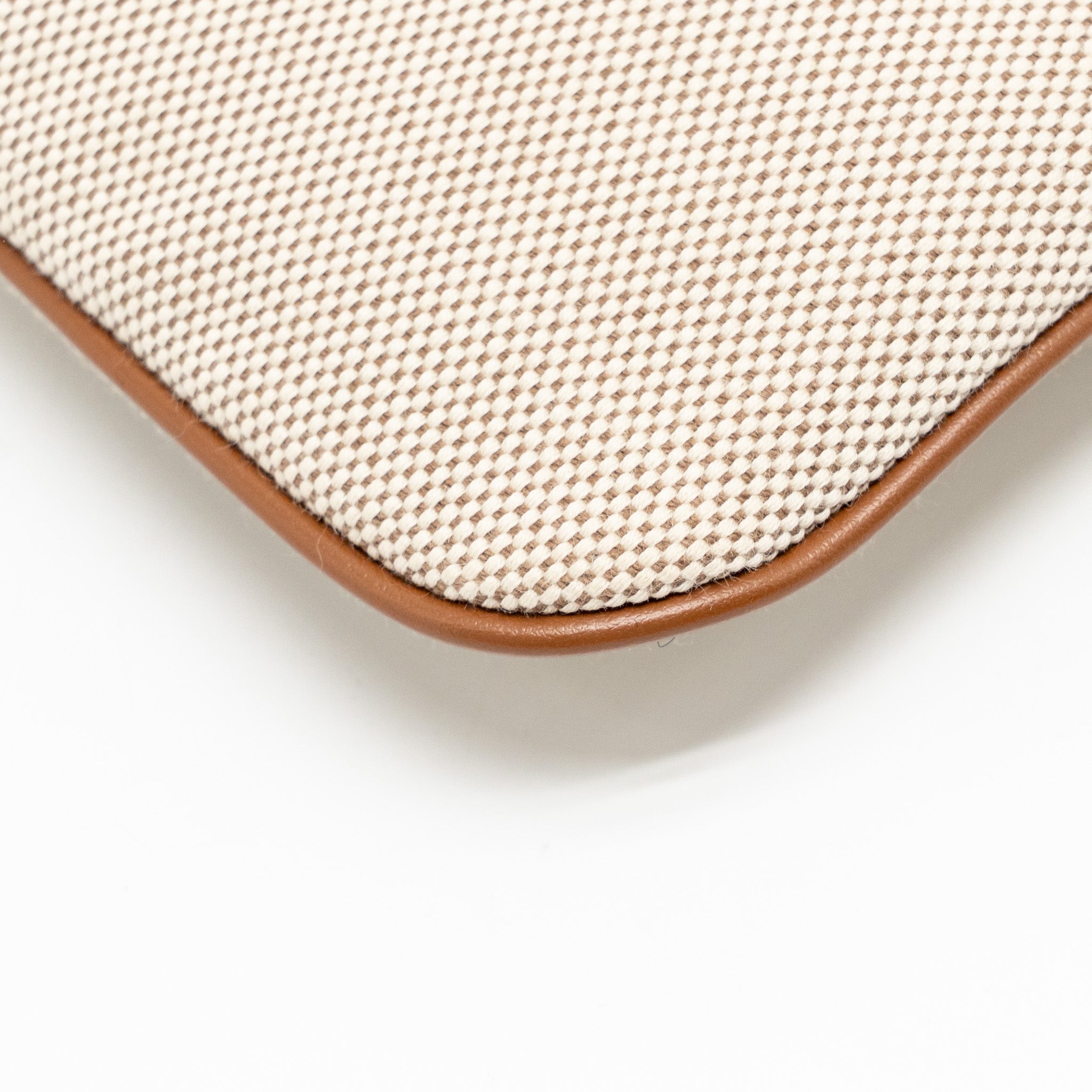 MIU MIU MINI IVY BAG CANVAS/LEATHER BEIGE/BRANDY GHW - Image 9