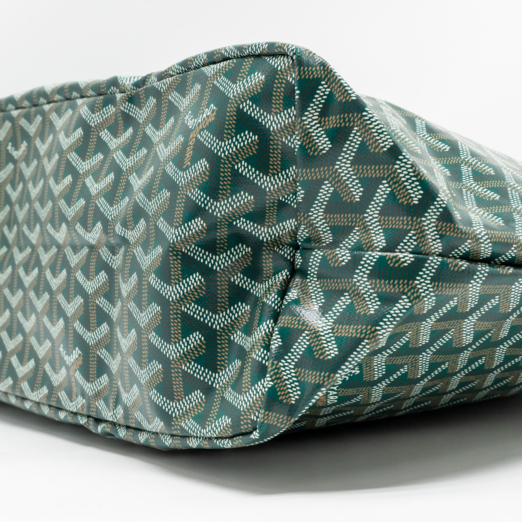 GOYARD SAINT LOUIS PM TOTE GOYARDINE CANVAS GREEN SHW - Image 7