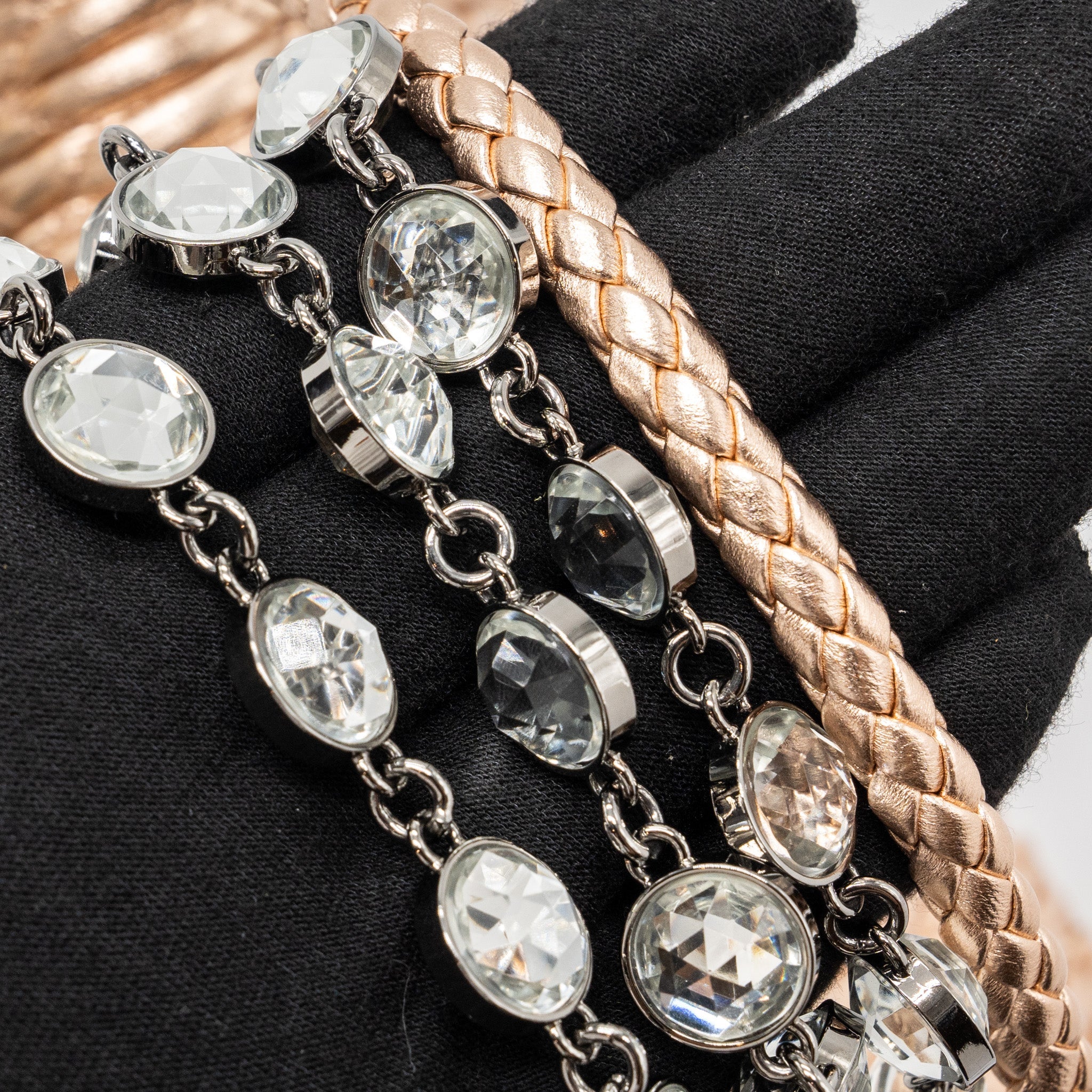 MIU MIU CRYSTAL SHOULDER BAG NAPPA CIPRIA LAME SHW - Image 8