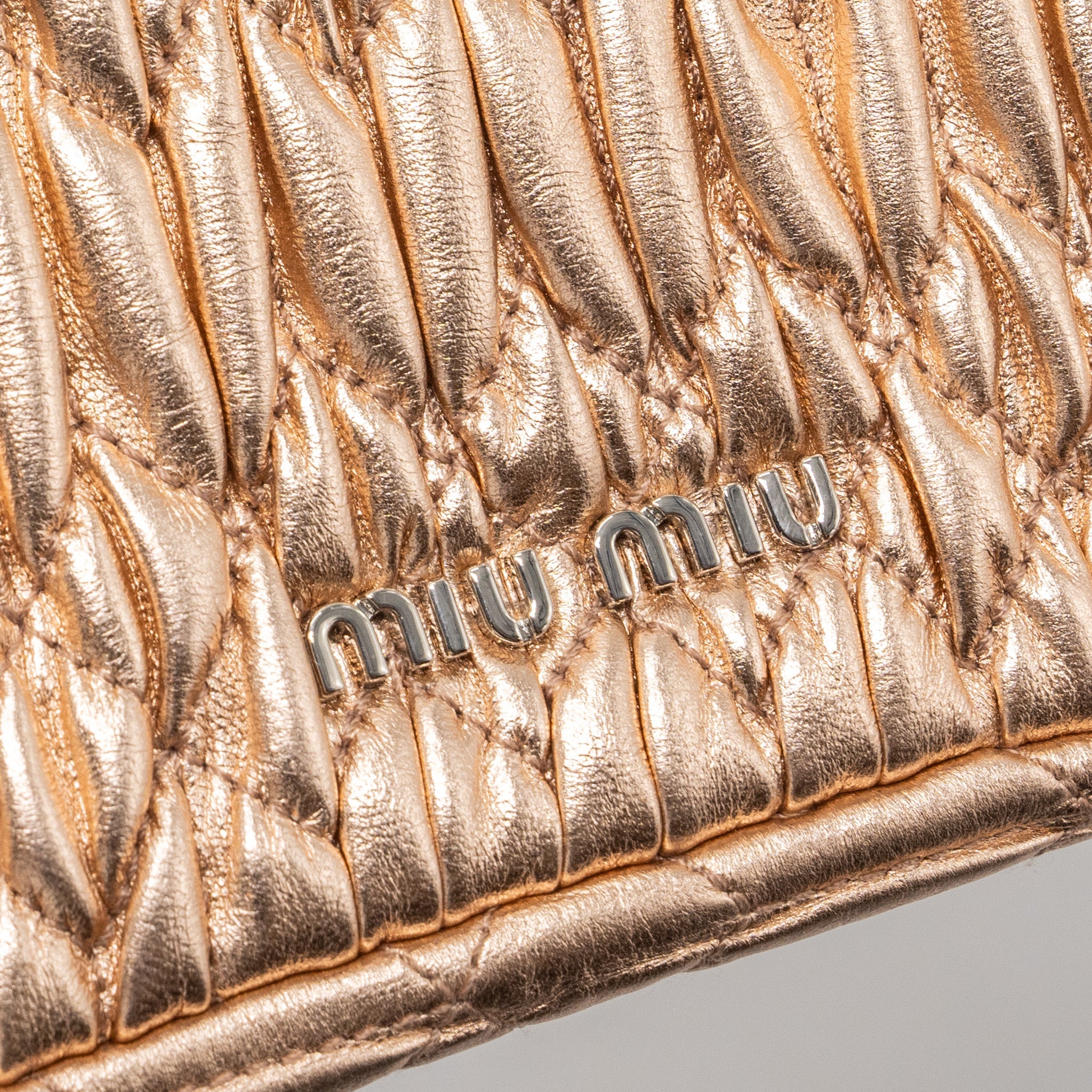MIU MIU CRYSTAL SHOULDER BAG NAPPA CIPRIA LAME SHW - Image 14