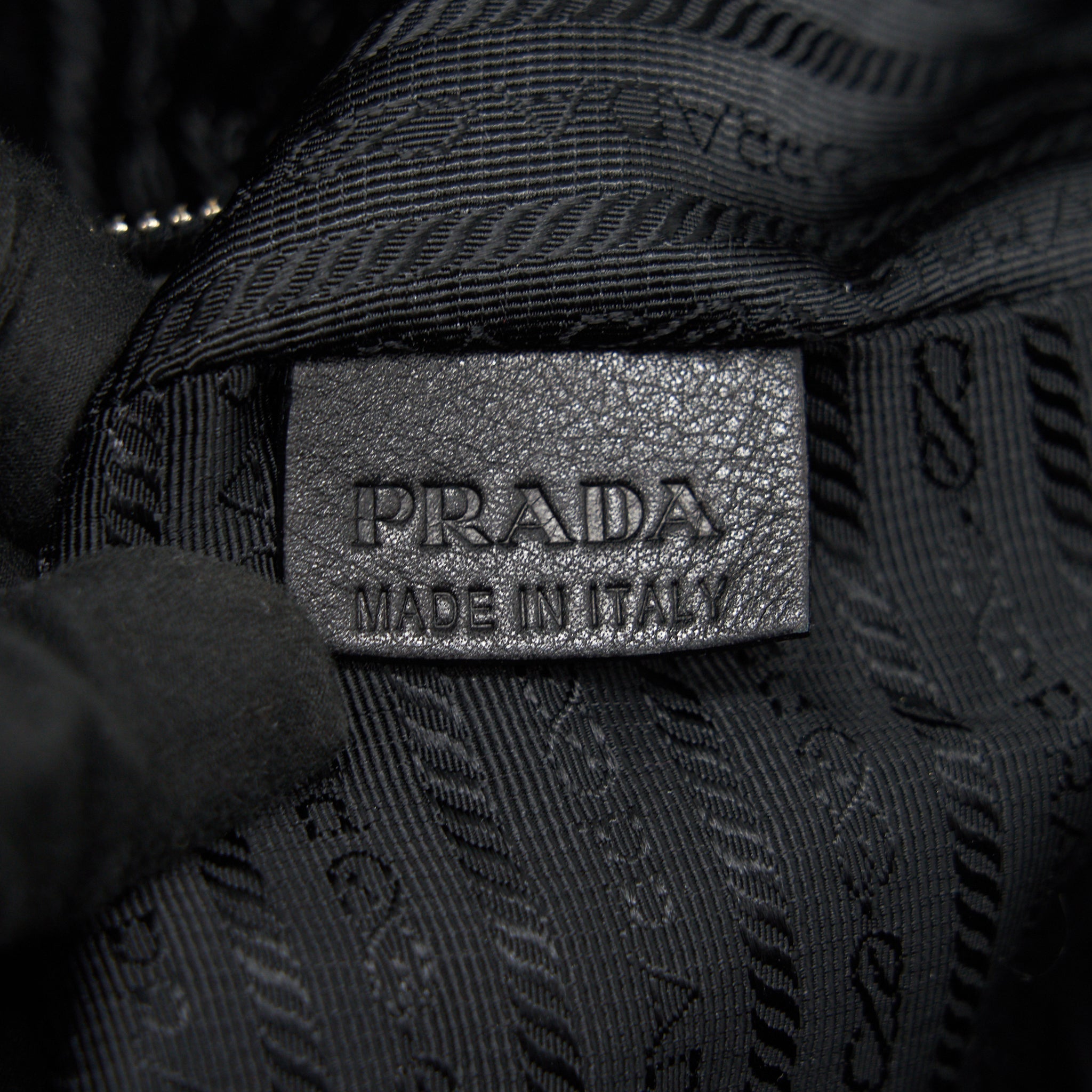 PRADA PRUGNA SOFT CALFSKIN LEATHER SHOPPING TOTE BAG BLACK - Image 13