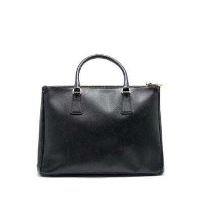 Alternative view of PRADA SAFFIANO TOTE BAG BLACK GHW