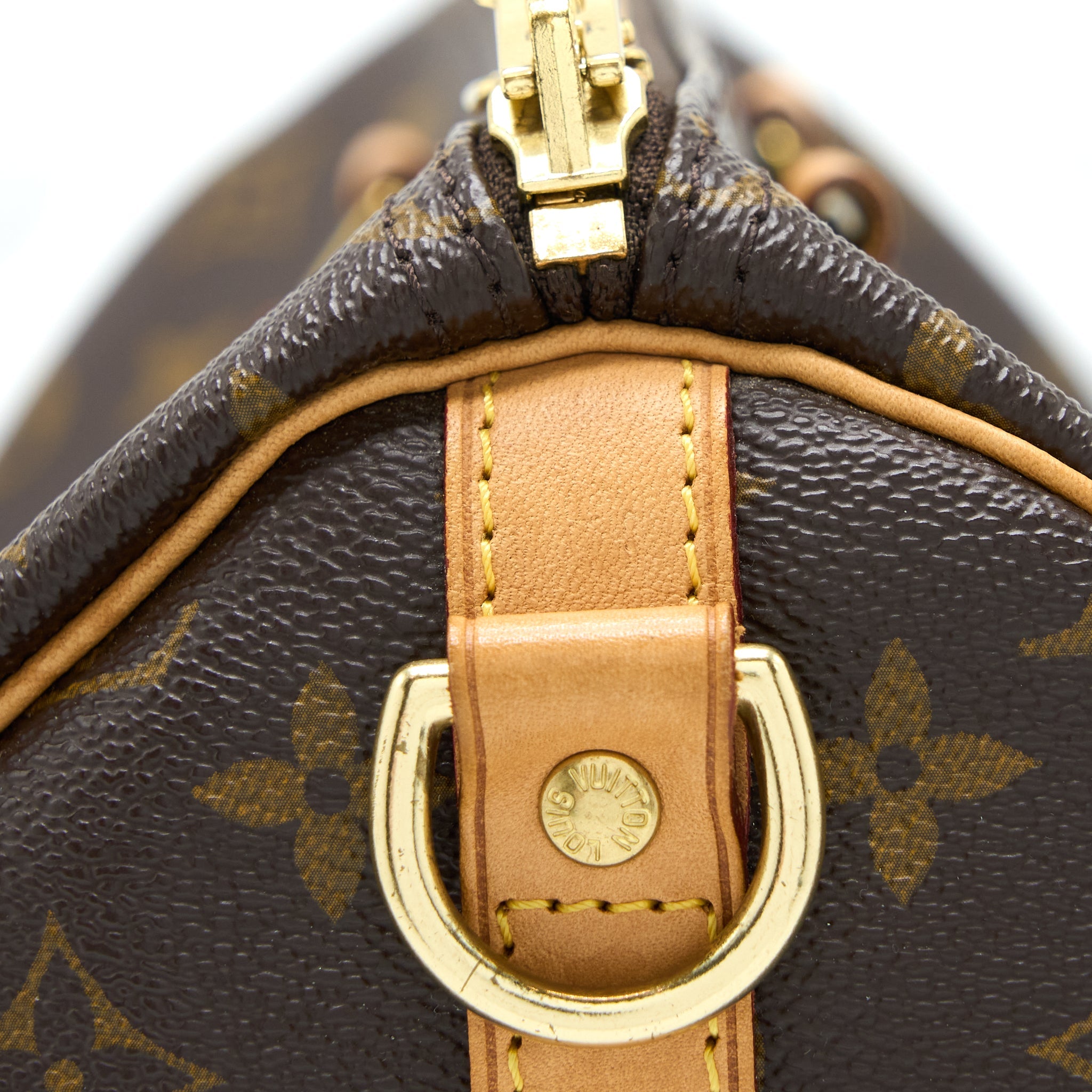 LOUIS VUITTON SPEEDY 35 MONOGRAM CANVAS GHW - Image 12