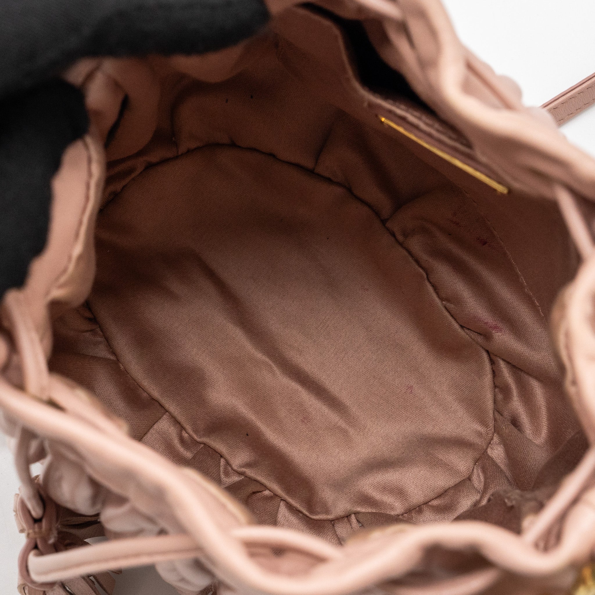 MIUMIU MATELASSE BUCKET BAG NAPPA PINK GHW - Image 8