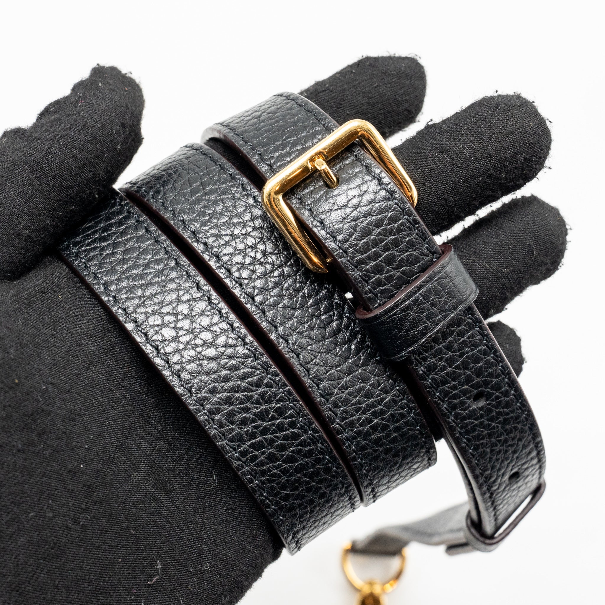 LOUIS VUITTON CAPUCINES BB CALFSKIN BLACK GHW - Image 17