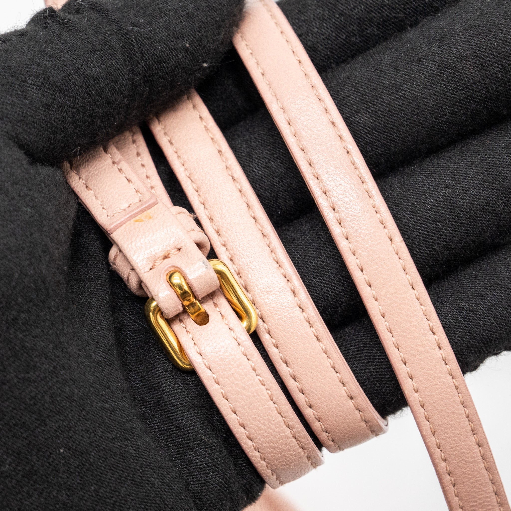 MIUMIU MATELASSE BUCKET BAG NAPPA PINK GHW - Image 16