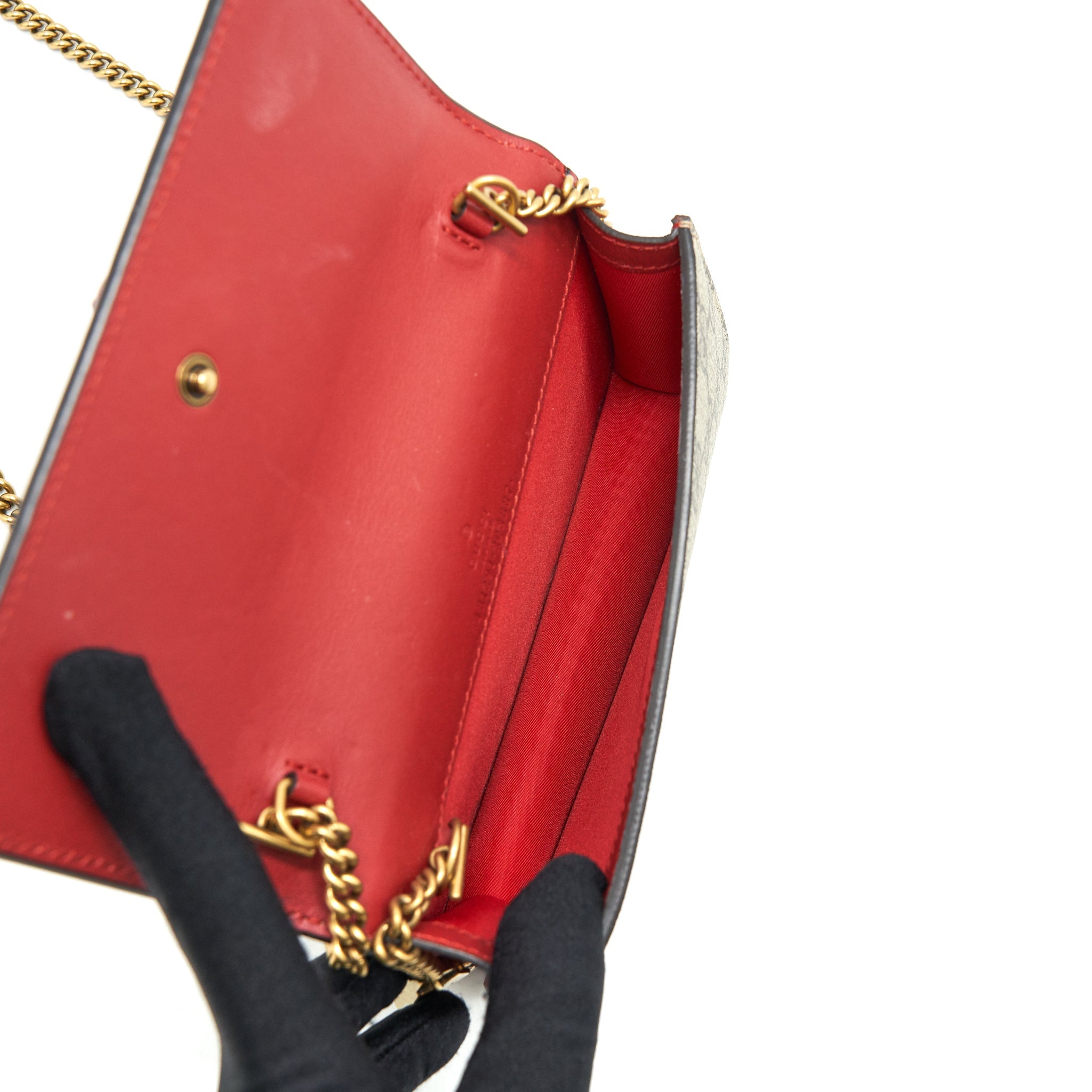 GUCCI CHERRIES WALLET ON CHAIN - Image 6