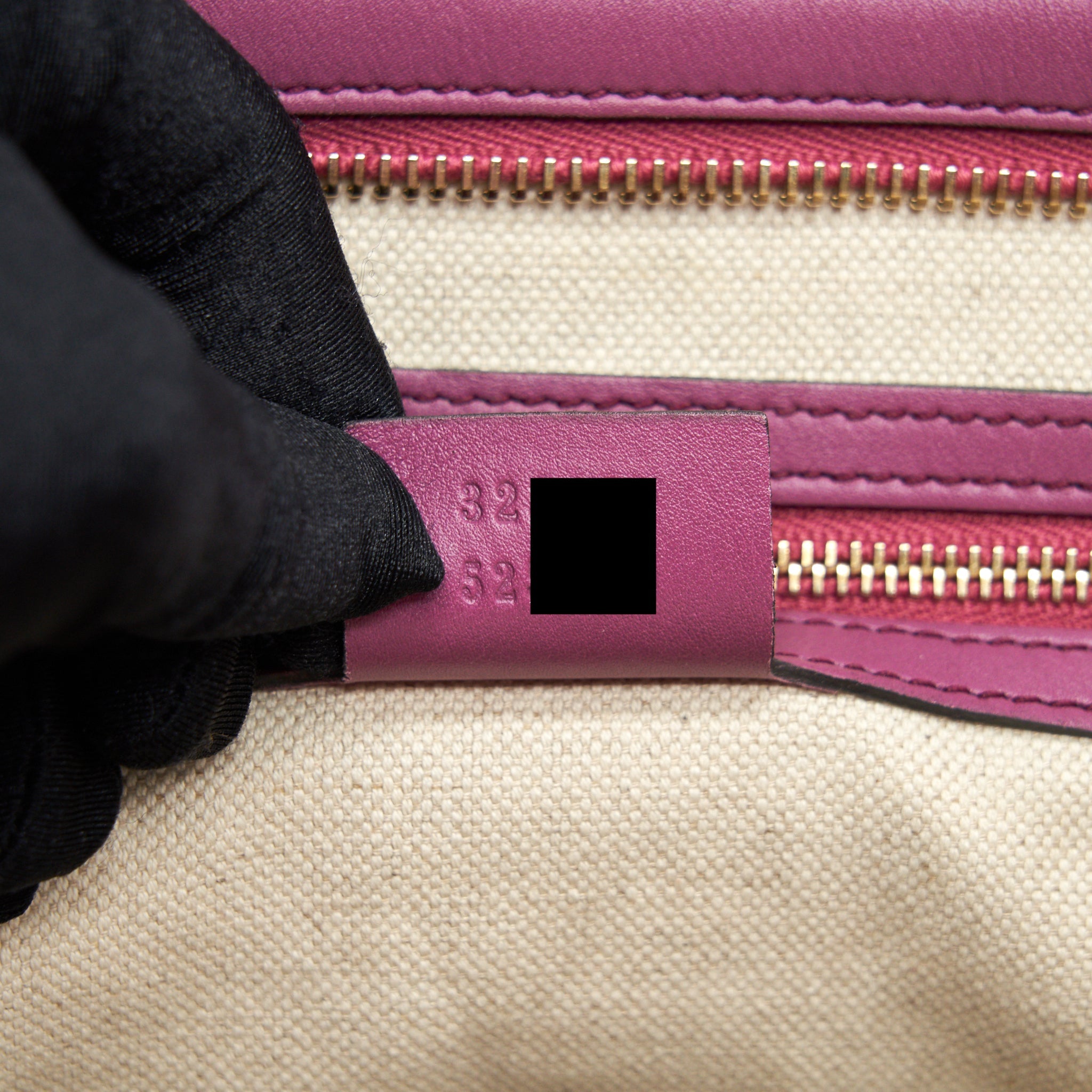 GUCCI LEATHER SHOPPING TOTE BAG RASPBERRY PINK - Image 18